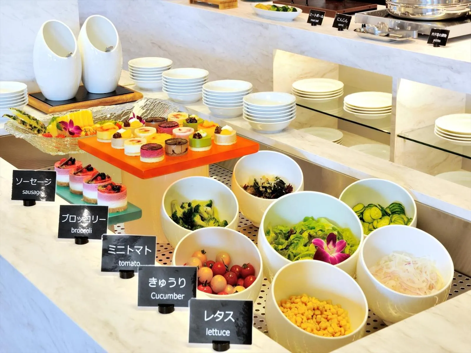 Buffet breakfast in Garden hotel Shiunkaku Higashimatsuyama