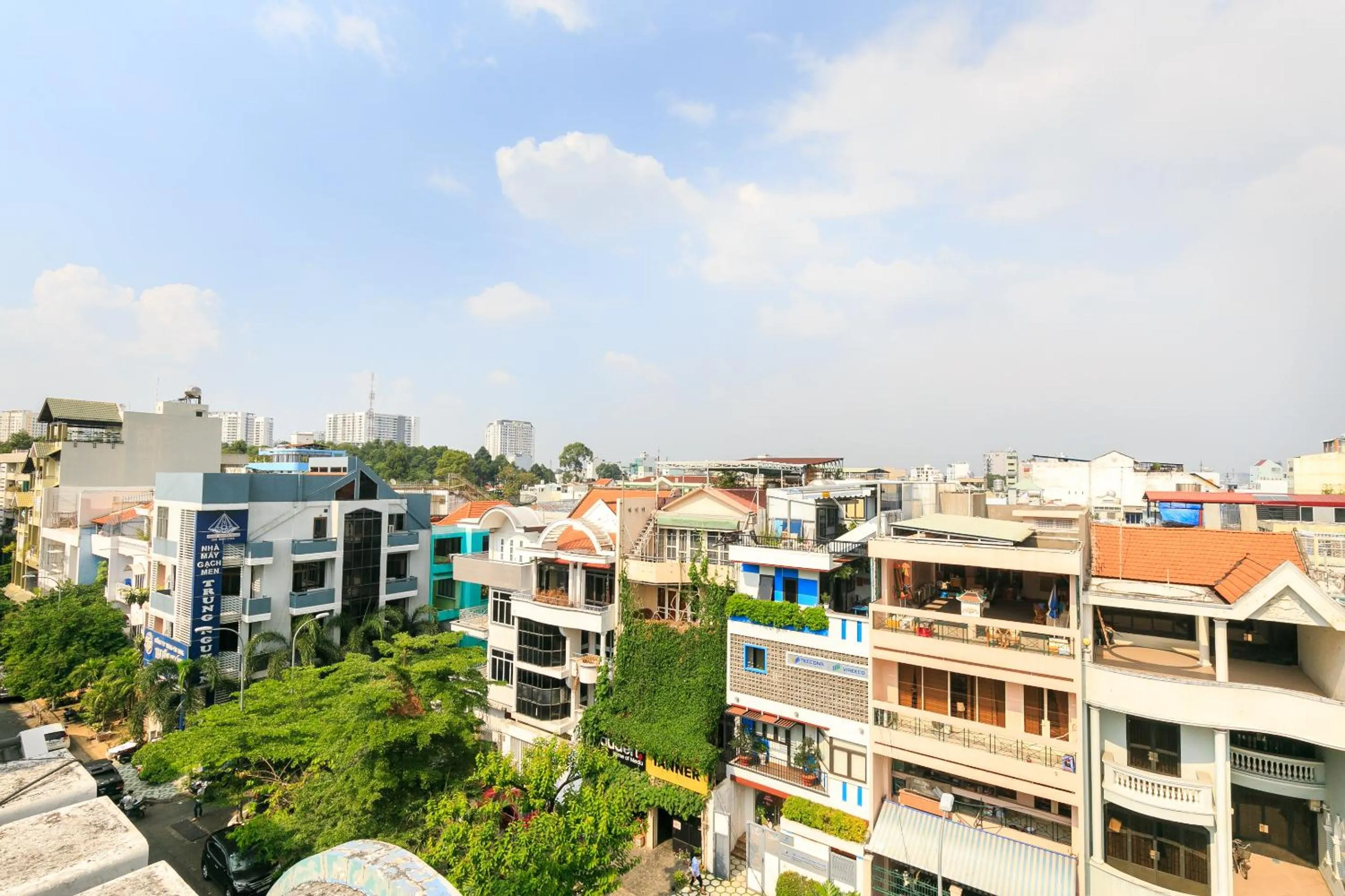 City view in Aqua Kim Long Hotel