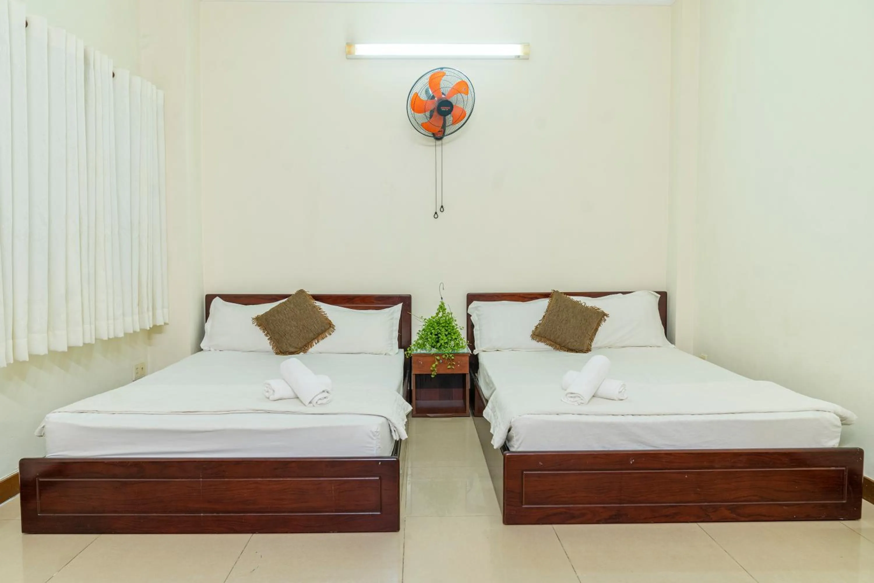 Bed in Aqua Kim Long Hotel