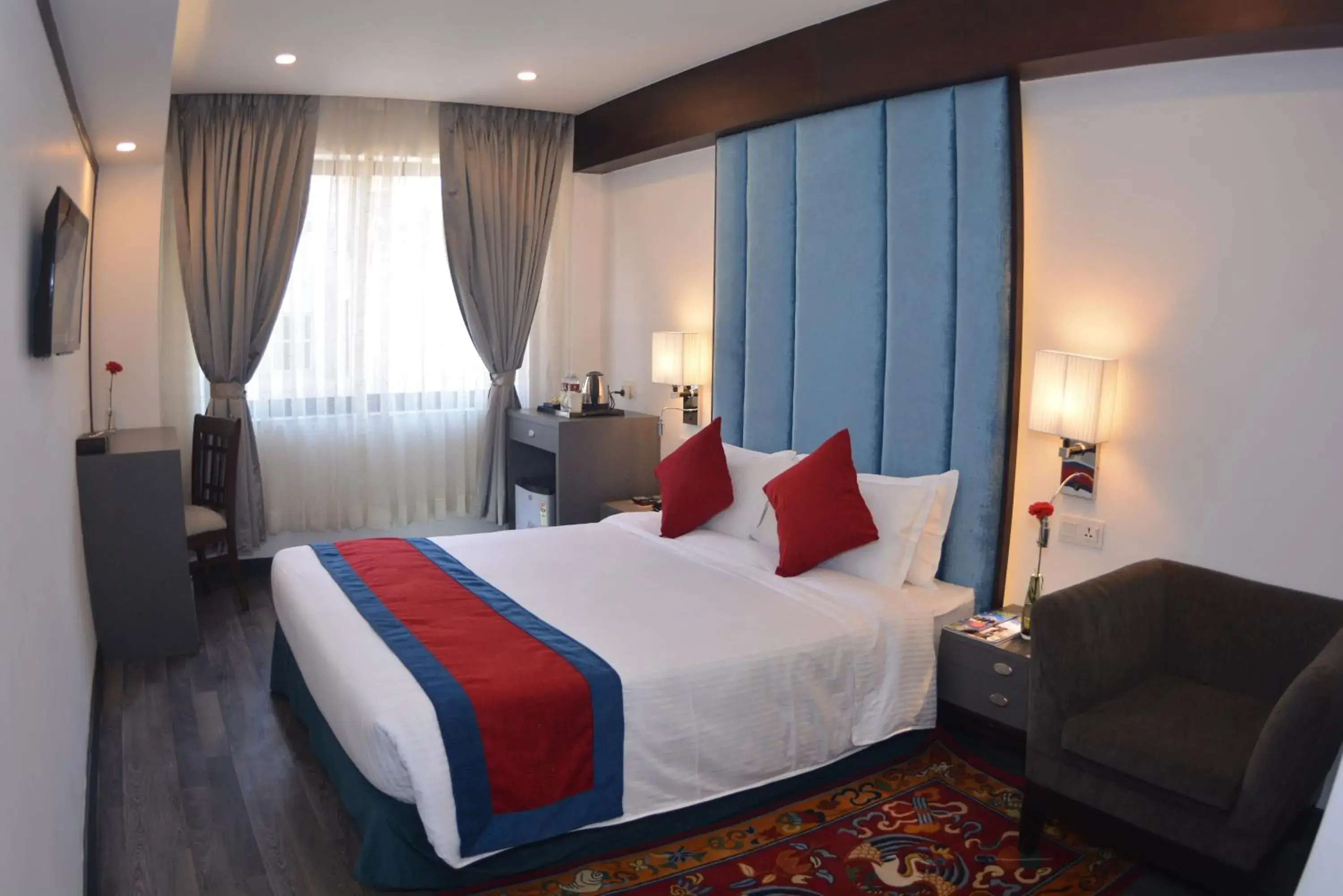 Photo of the whole room, Bed in M Hotel Thamel-Kathmandu Photo of the whole room, Bed in M Hotel Thamel-Kathmandu