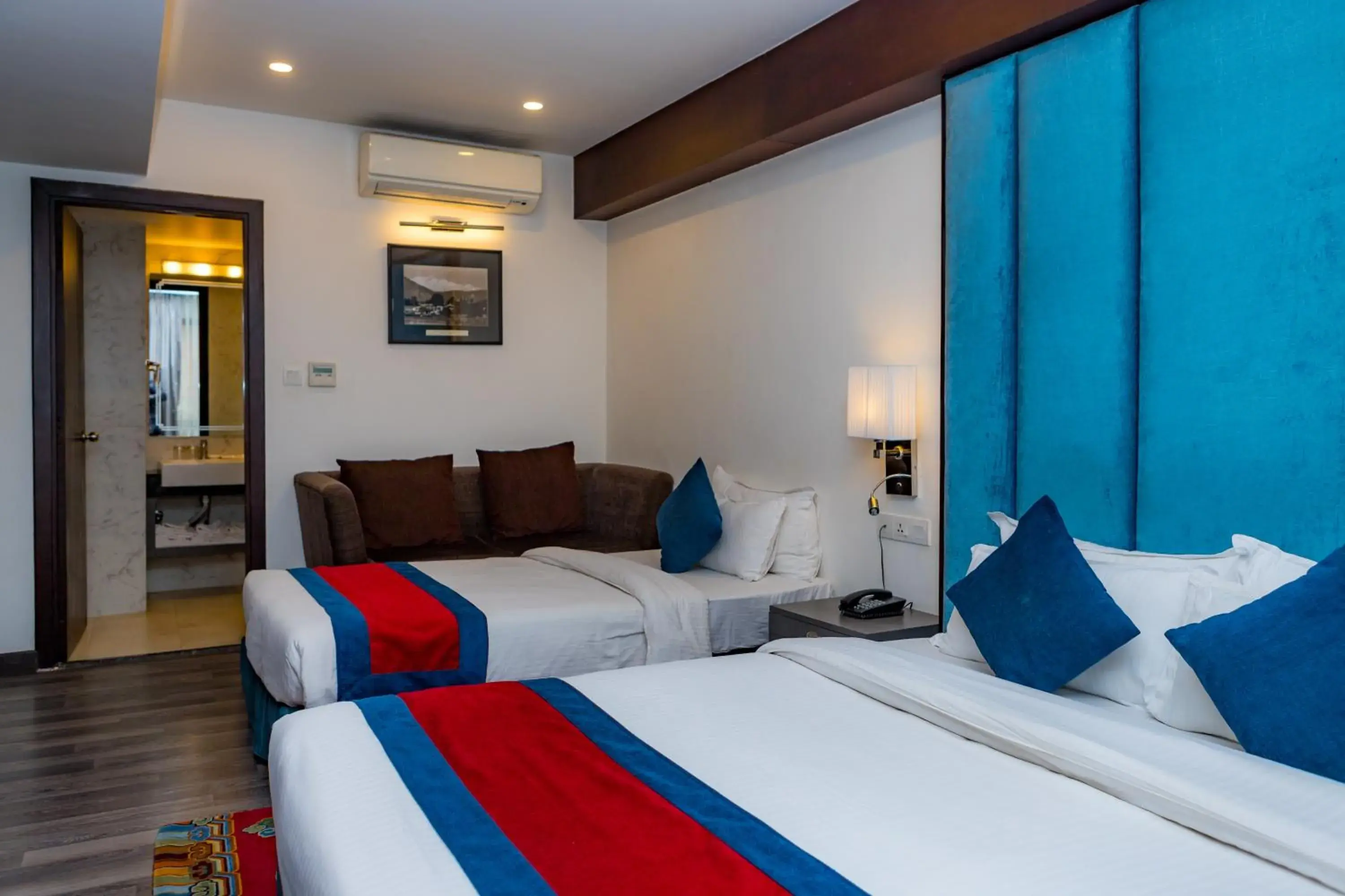 Bed in M Hotel Thamel-Kathmandu Bed in M Hotel Thamel-Kathmandu