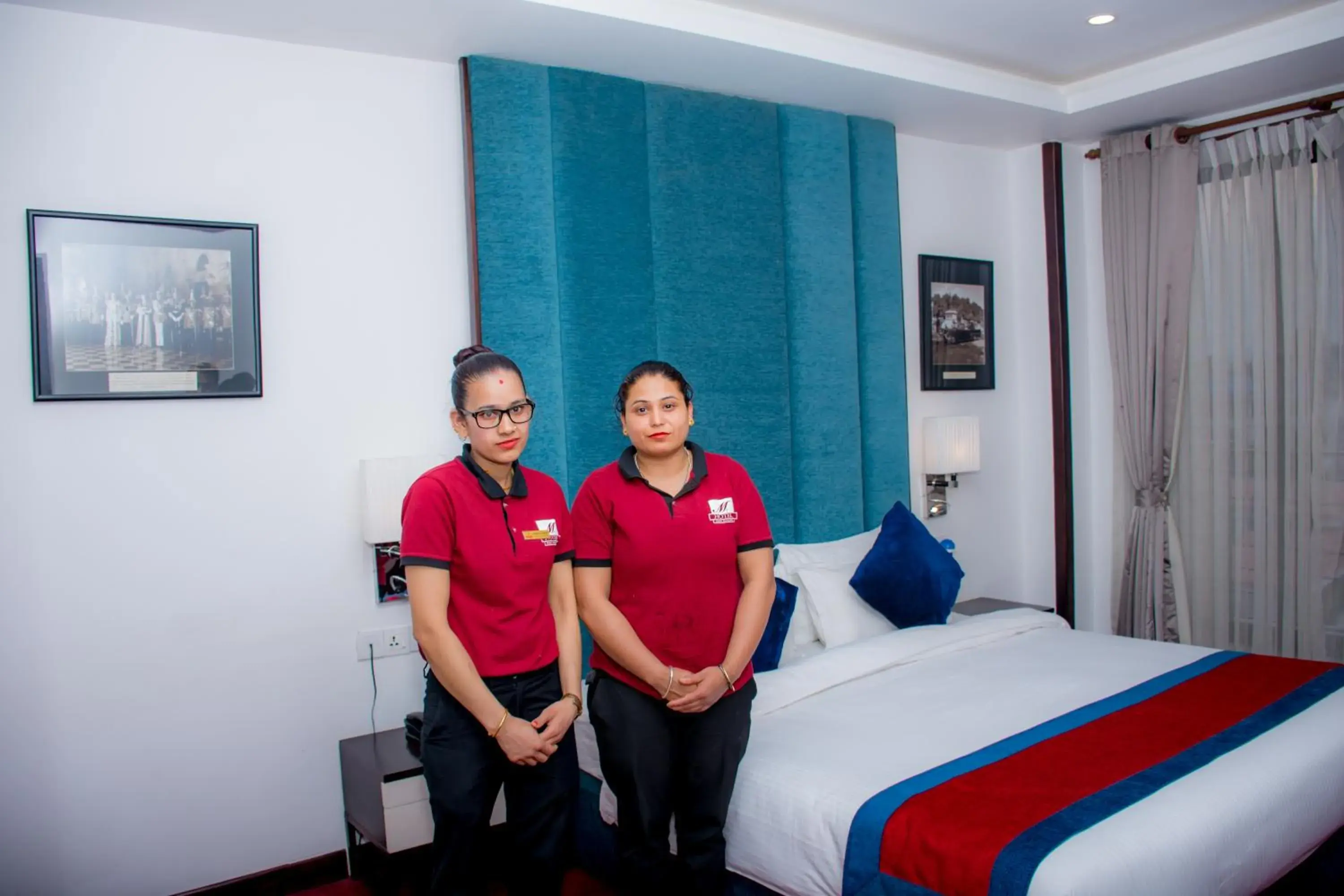 Photo of the whole room, Bed in M Hotel Thamel-Kathmandu Photo of the whole room, Bed in M Hotel Thamel-Kathmandu