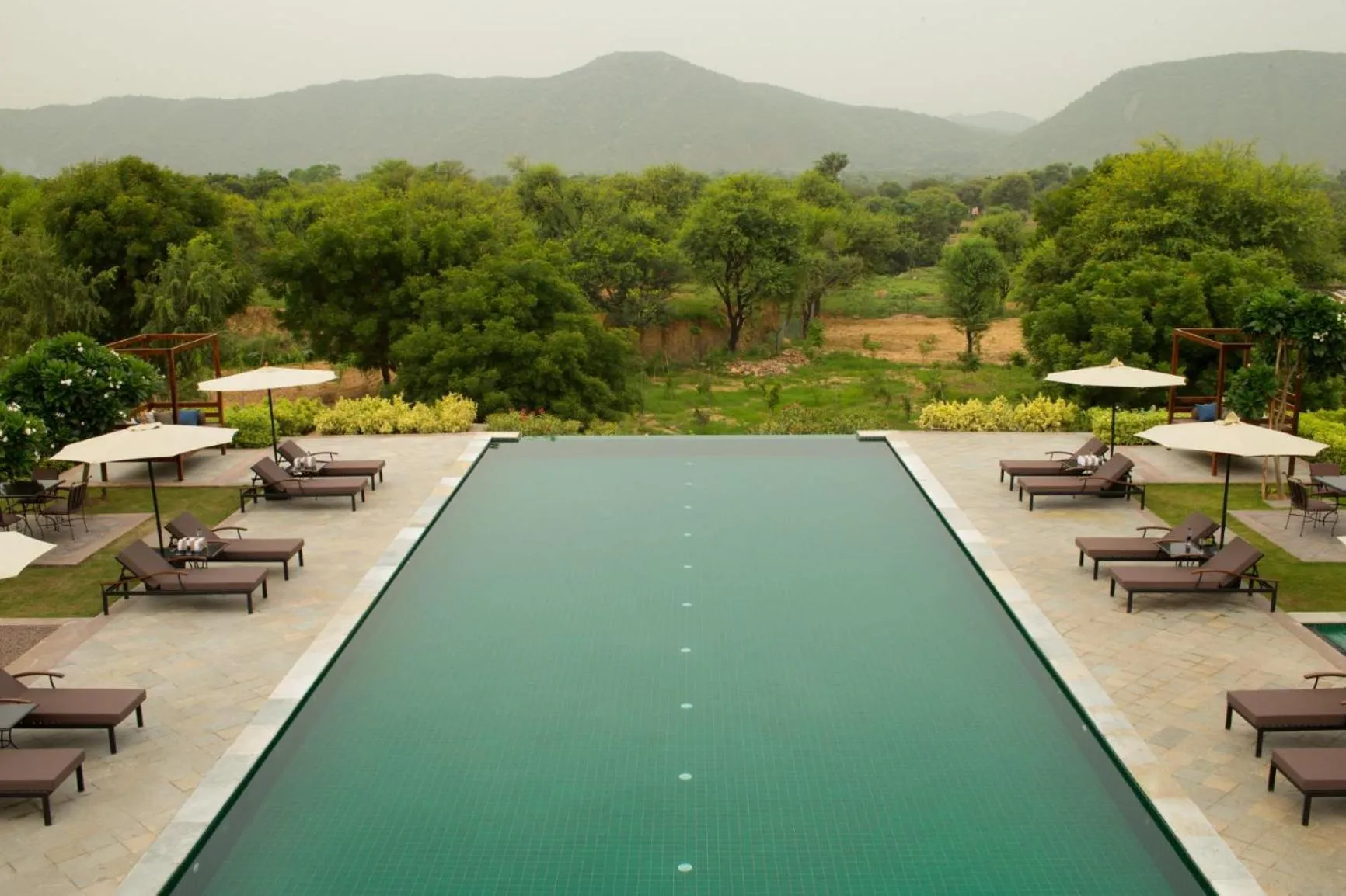 Pool view in Alila Fort Bishangarh Jaipur - A Hyatt Brand