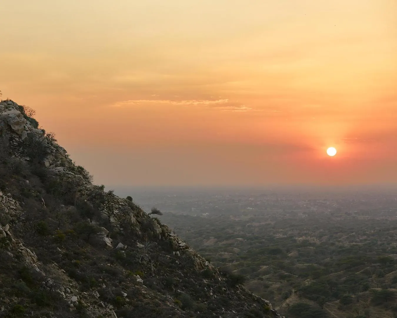 Natural landscape in Alila Fort Bishangarh Jaipur - A Hyatt Brand