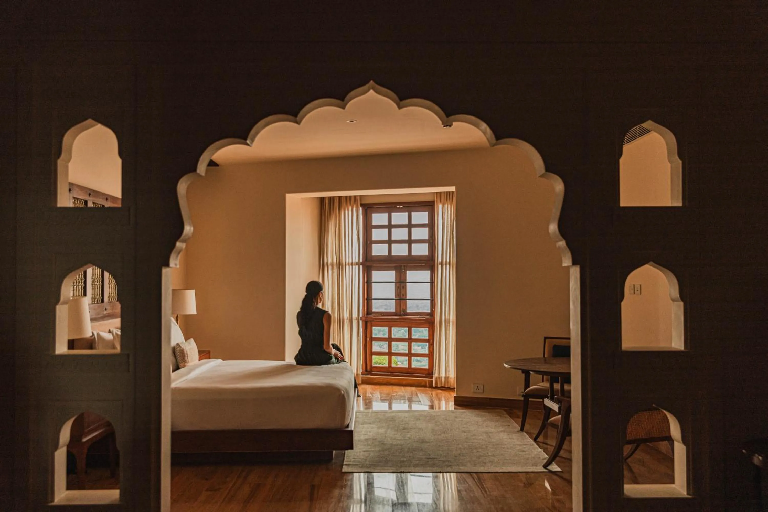 Bedroom, Bed in Alila Fort Bishangarh Jaipur - A Hyatt Brand