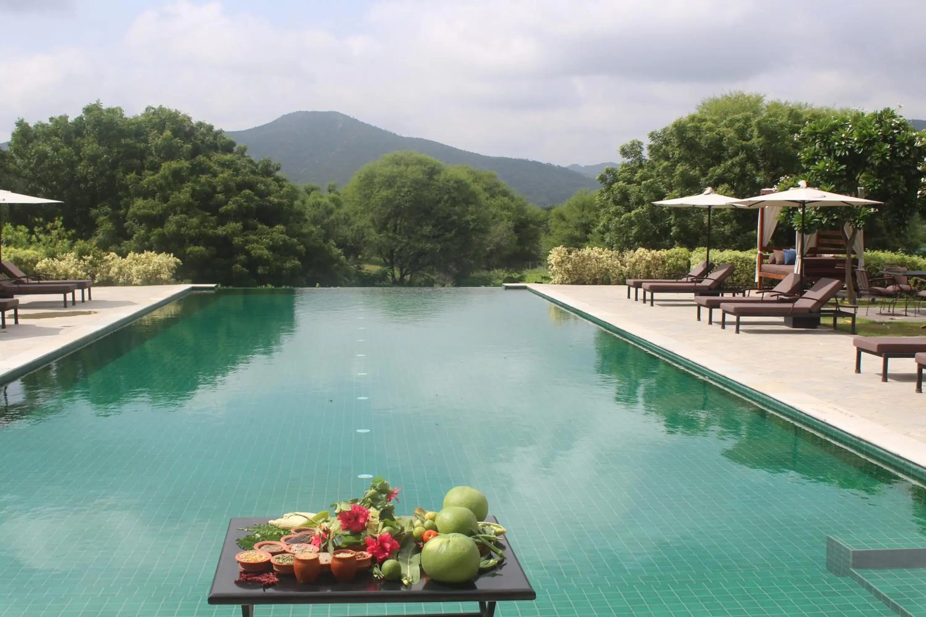 Swimming pool in Alila Fort Bishangarh Jaipur - A Hyatt Brand Swimming pool in Alila Fort Bishangarh Jaipur - A Hyatt Brand