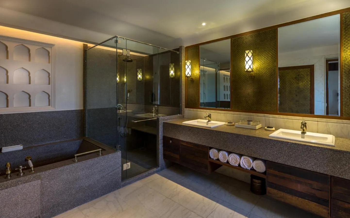 Bathroom in Alila Fort Bishangarh Jaipur - A Hyatt Brand