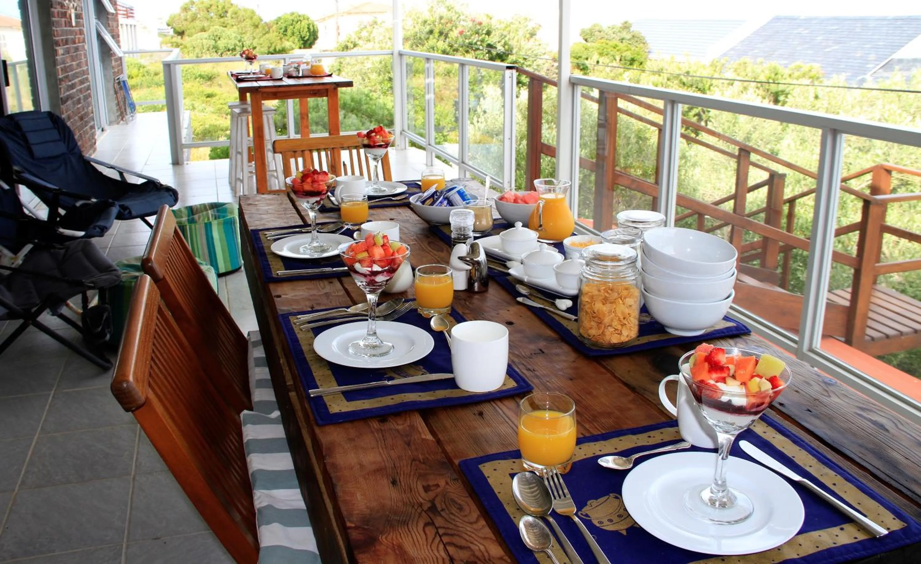 Patio in Amazing Grace B&B