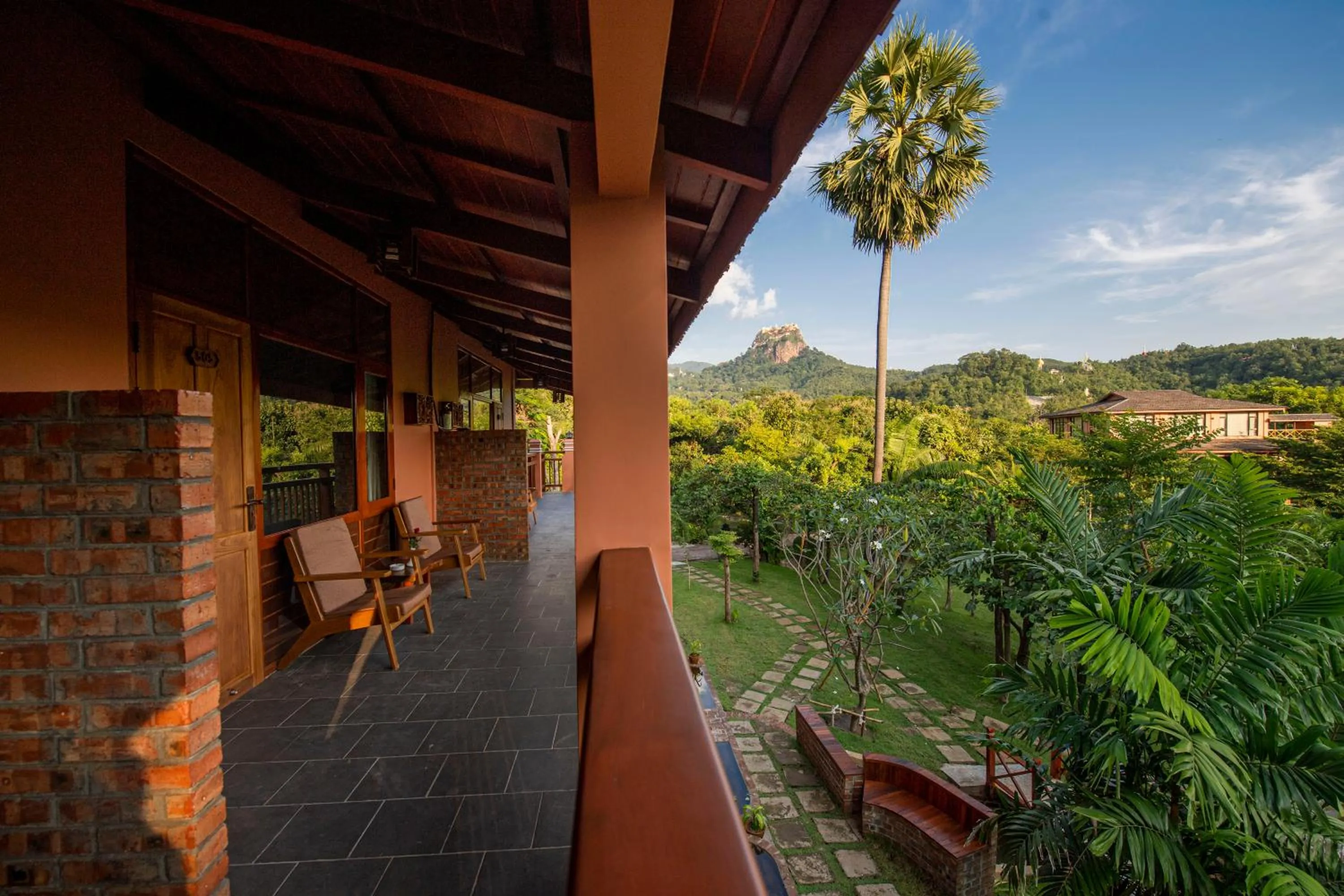 Natural landscape in Popa Garden Resort