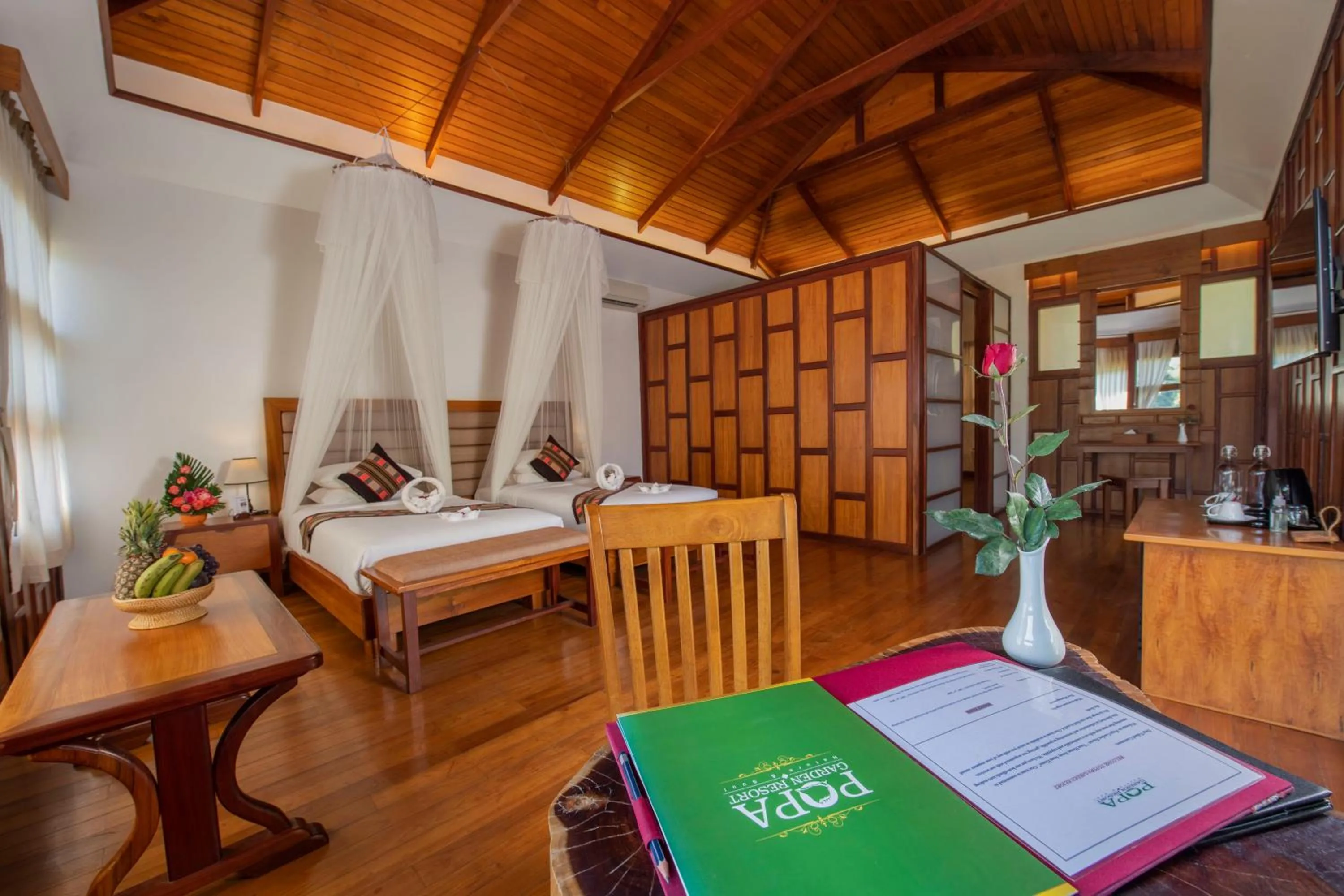 Photo of the whole room, Bed in Popa Garden Resort