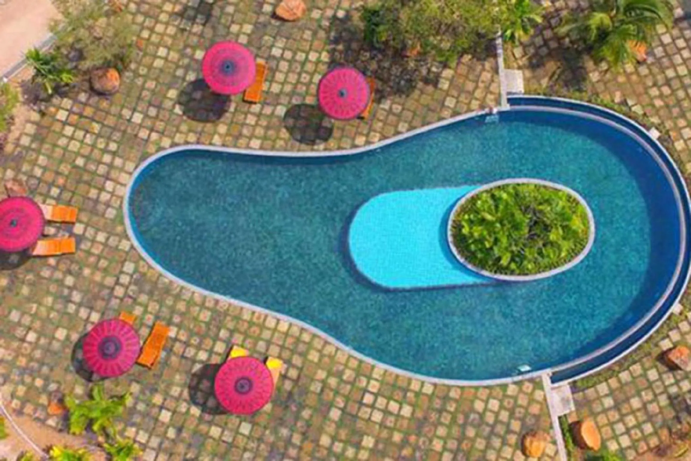 Bird's eye view in Popa Garden Resort