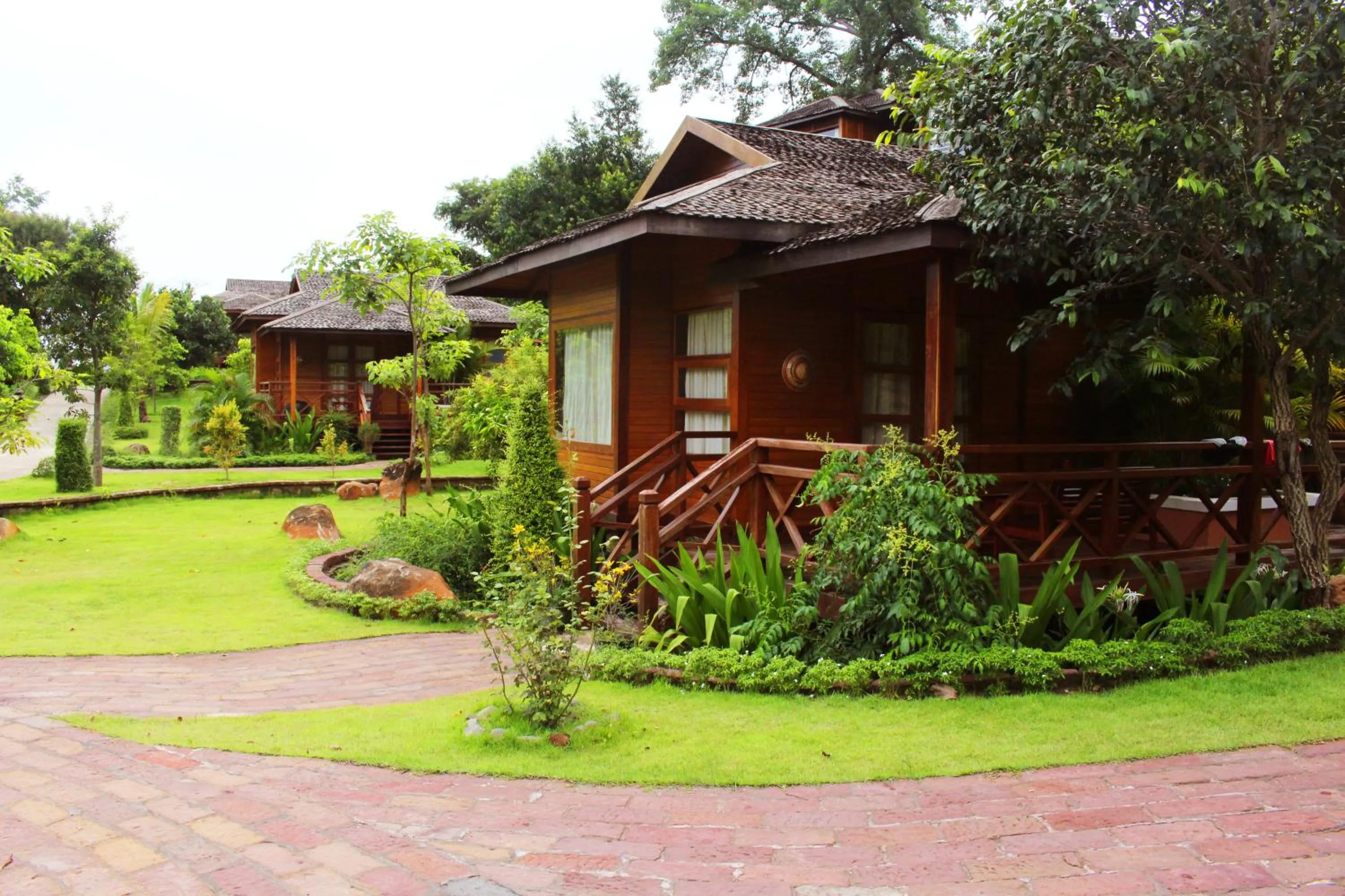 Garden view in Popa Garden Resort