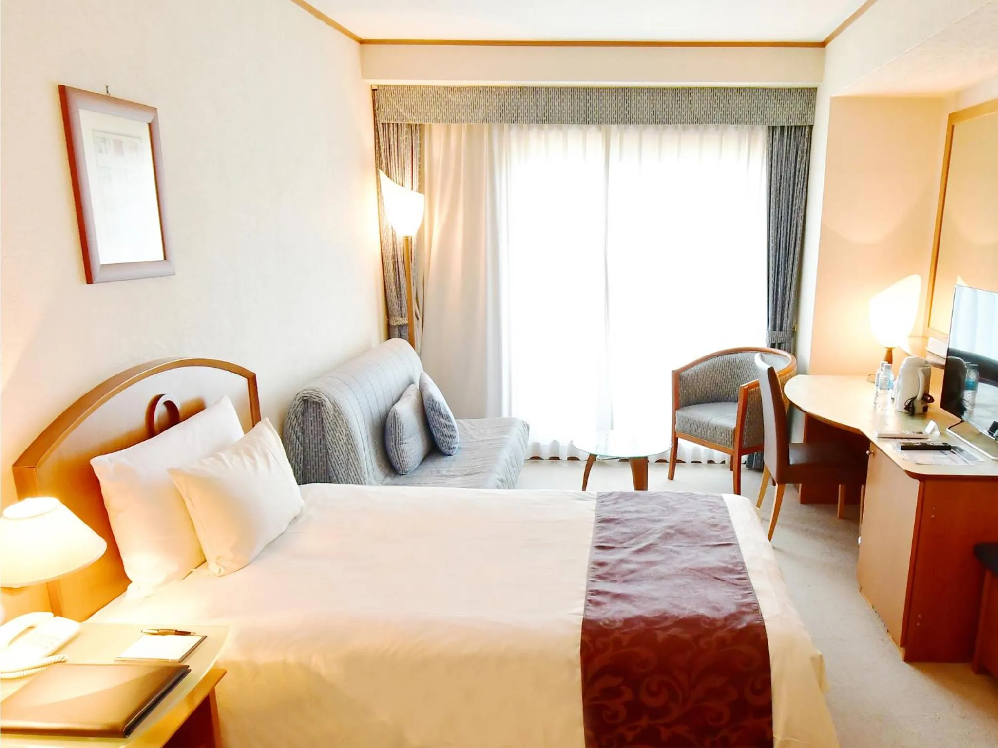 Photo of the whole room, Bed in Hotel BELLMARE ホテルベルマーレ
