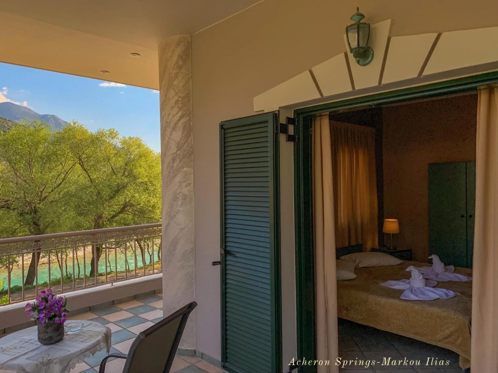 Patio in Acheron Springs-Markou Ilias