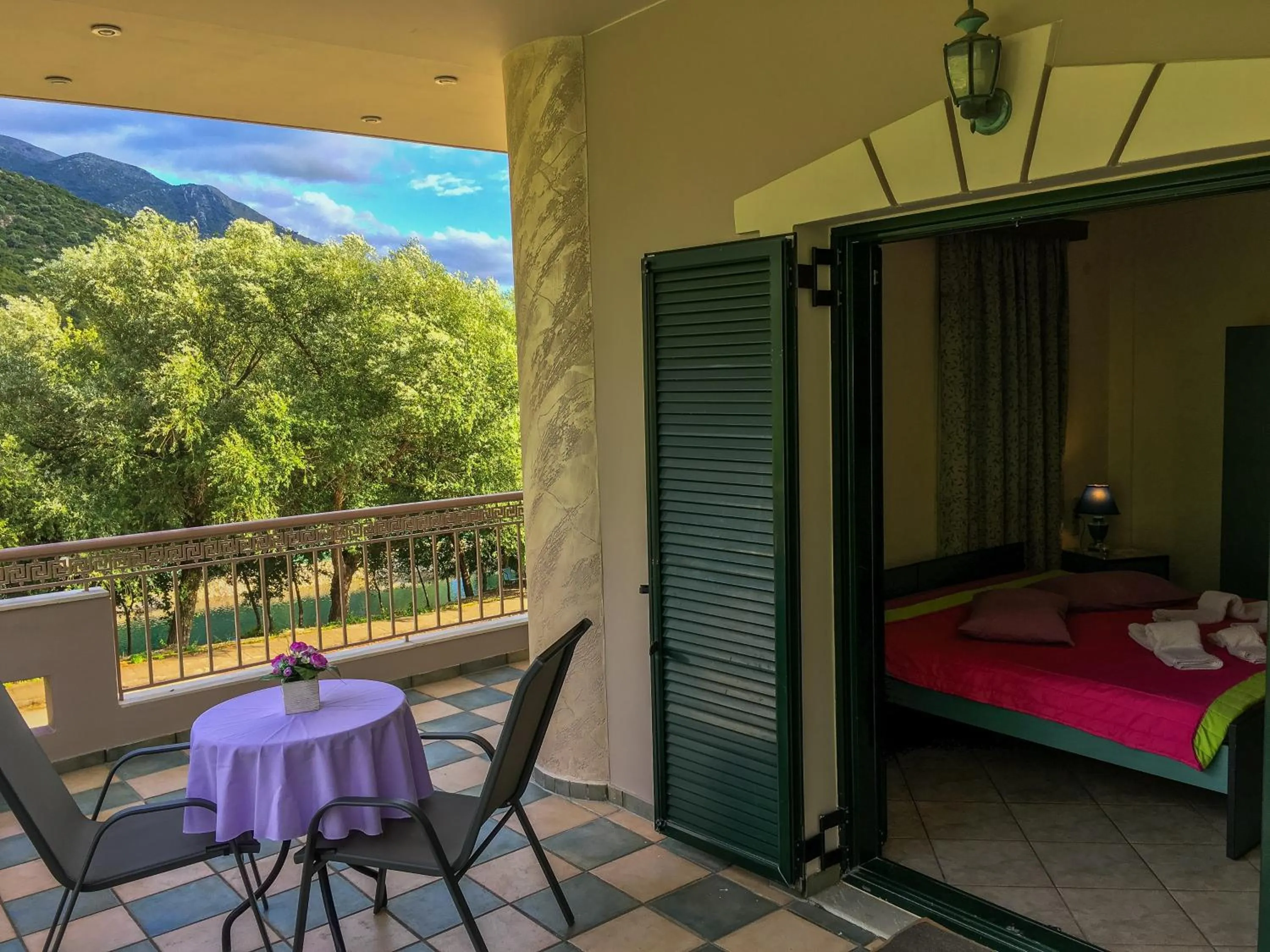 Bird's eye view, Bed in Acheron Springs-Markou Ilias