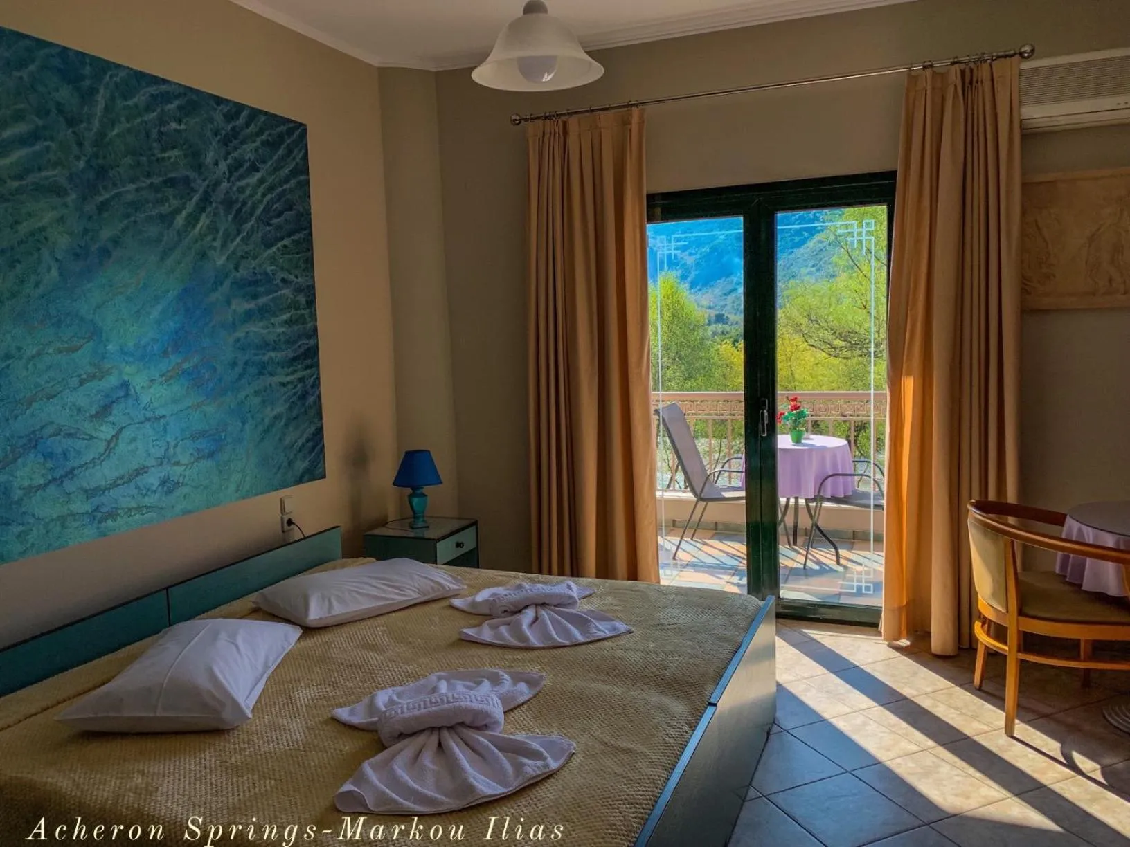 Bed in Acheron Springs-Markou Ilias