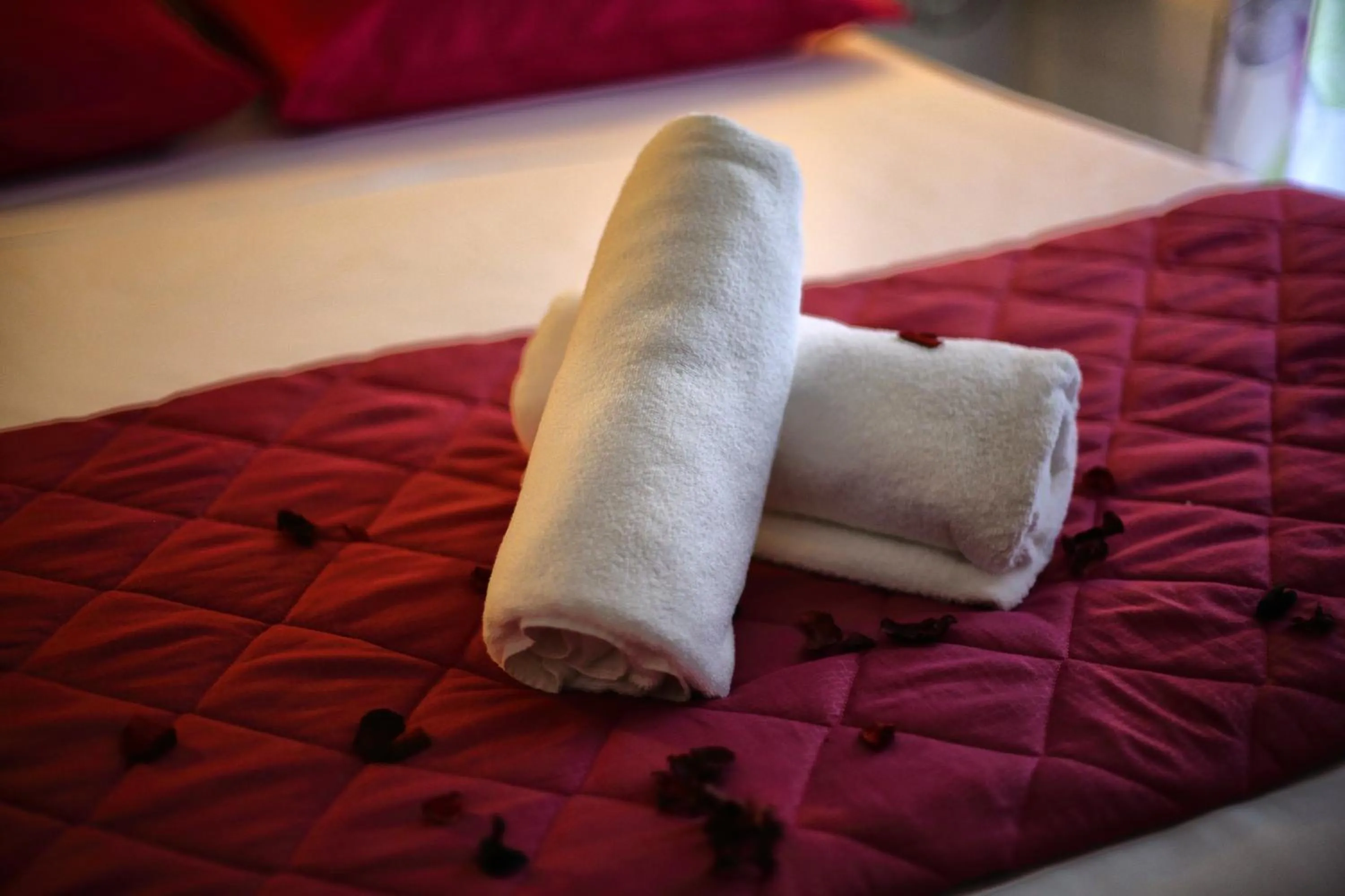 towels, Bed in Napoli City Rooms