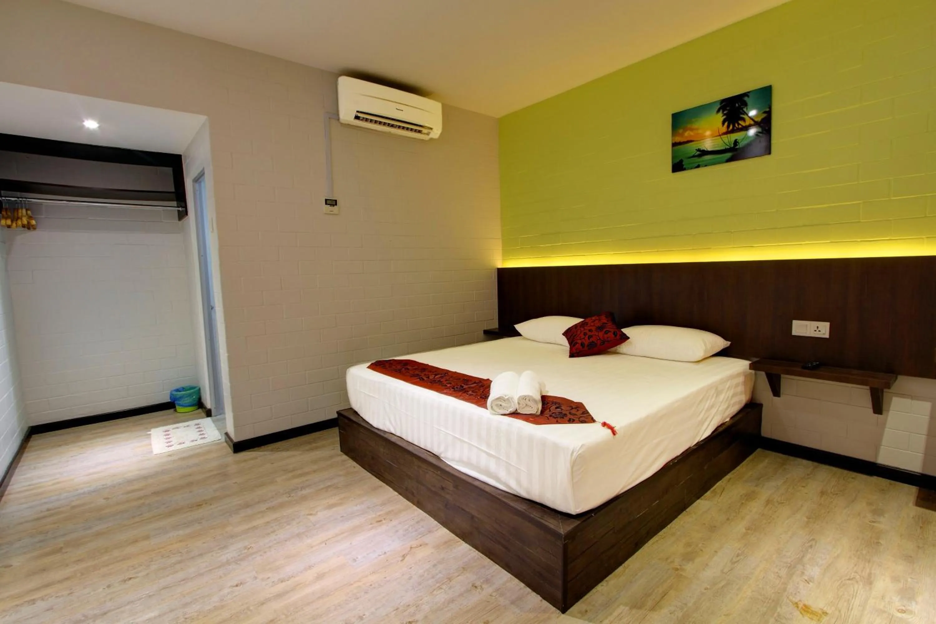 Bed in Myvilla Langkawi Hotel