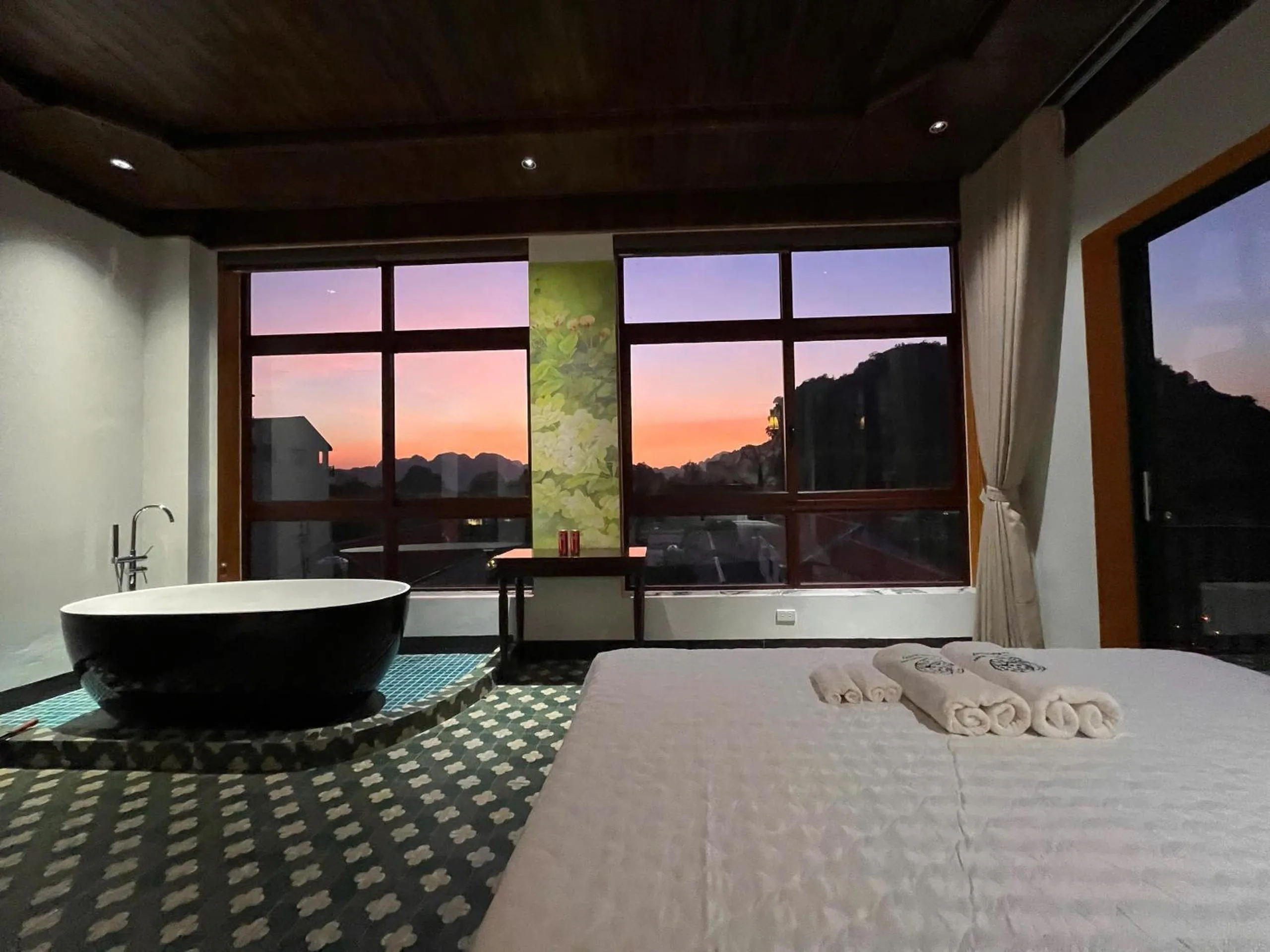 Photo of the whole room, Bed in Tam Coc Mountain View Homestay