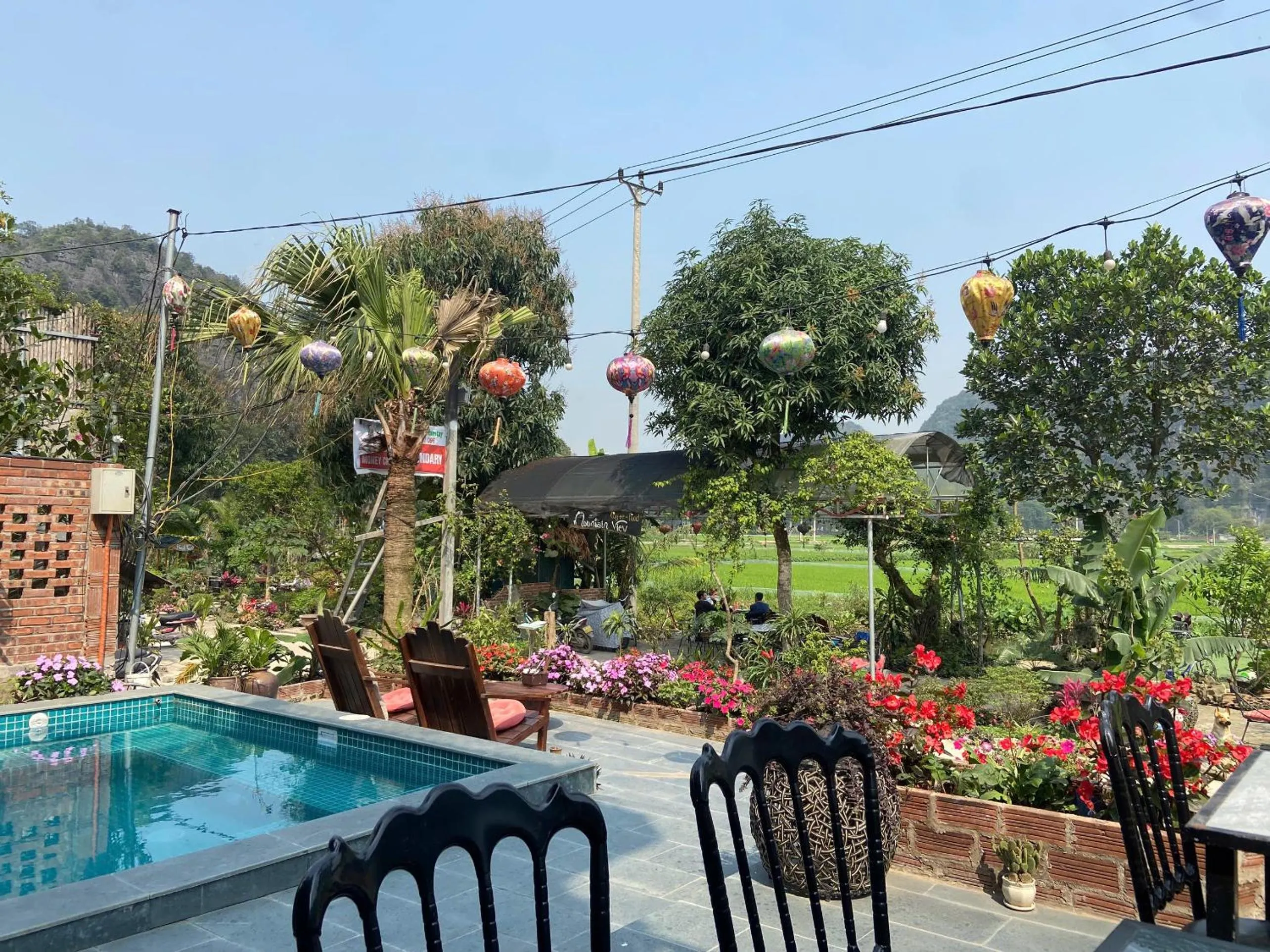 On site in Tam Coc Mountain View Homestay