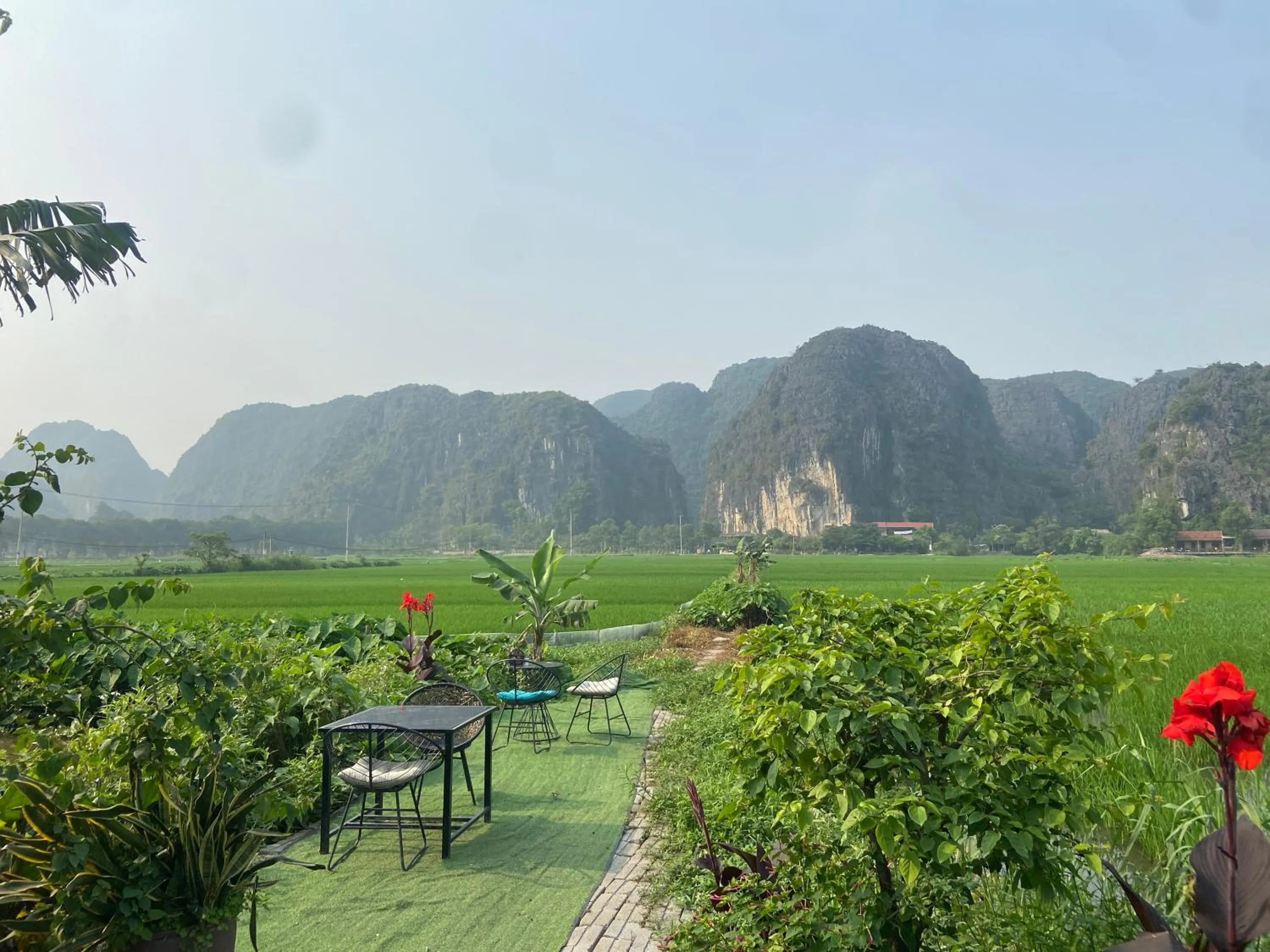 Garden in Tam Coc Mountain View Homestay