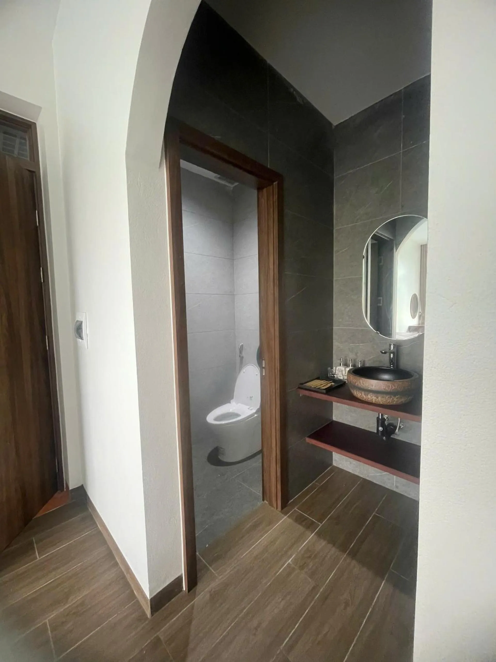 Bathroom in Tam Coc Mountain View Homestay