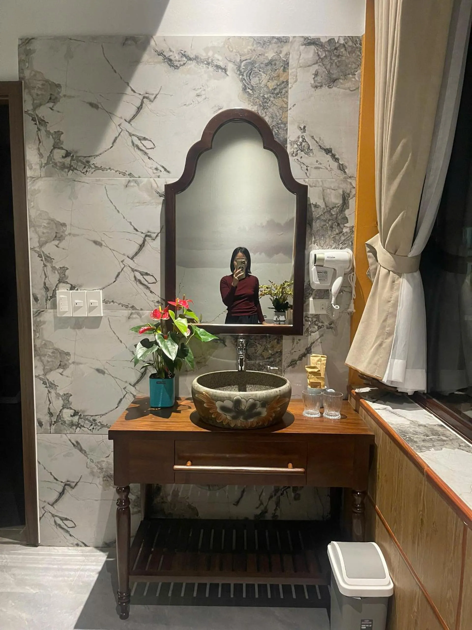 Bathroom in Tam Coc Mountain View Homestay