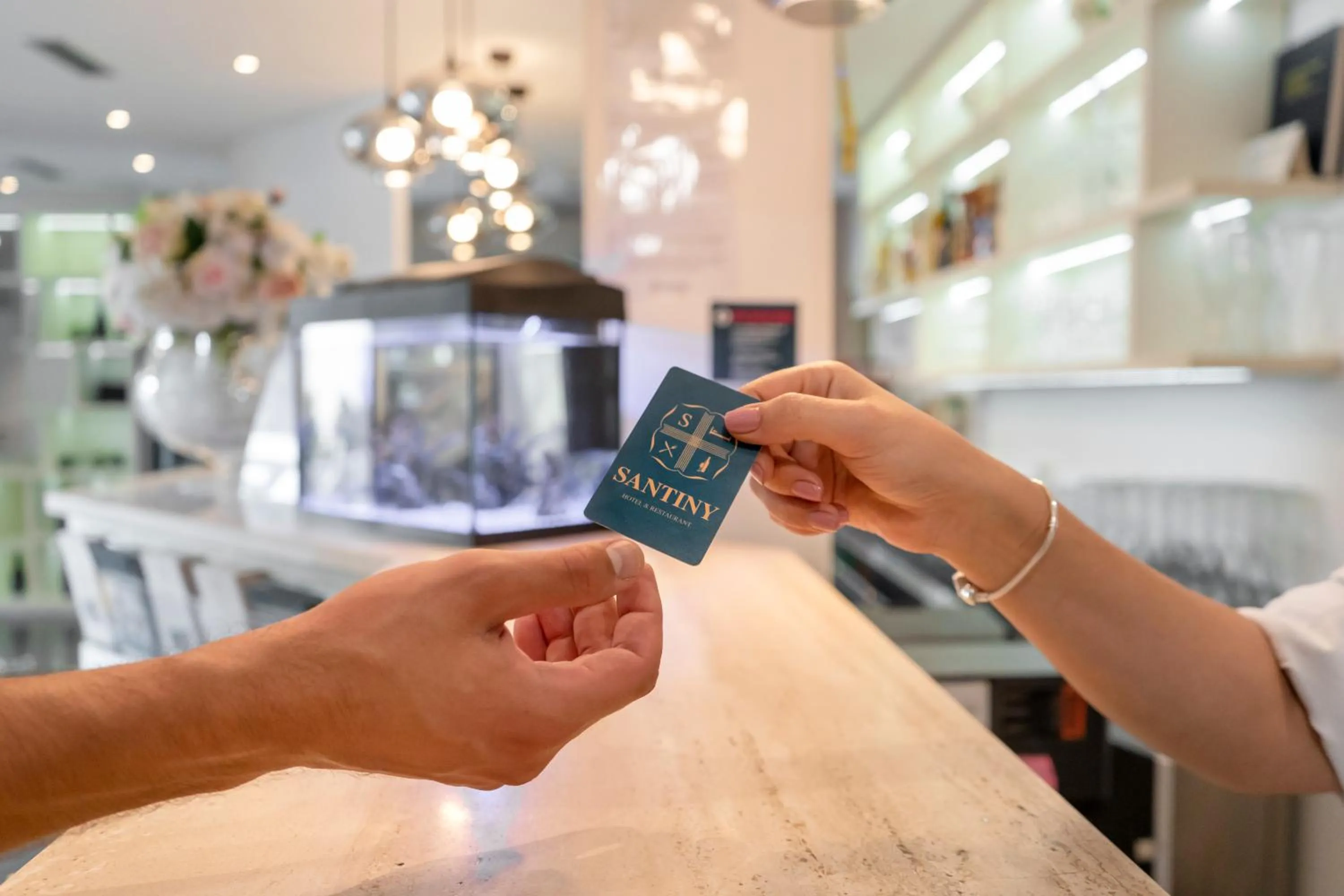 People in Hotel Santiny