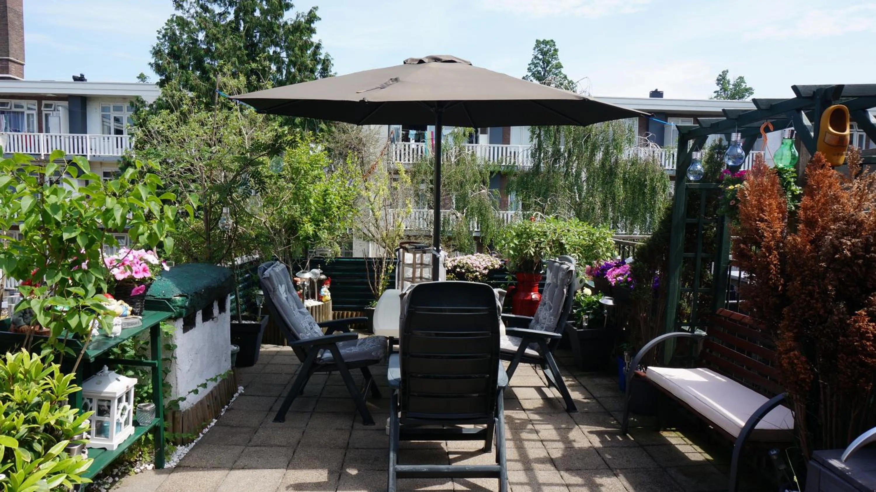 Balcony/Terrace in Amsterdam Roof Terrace B&B