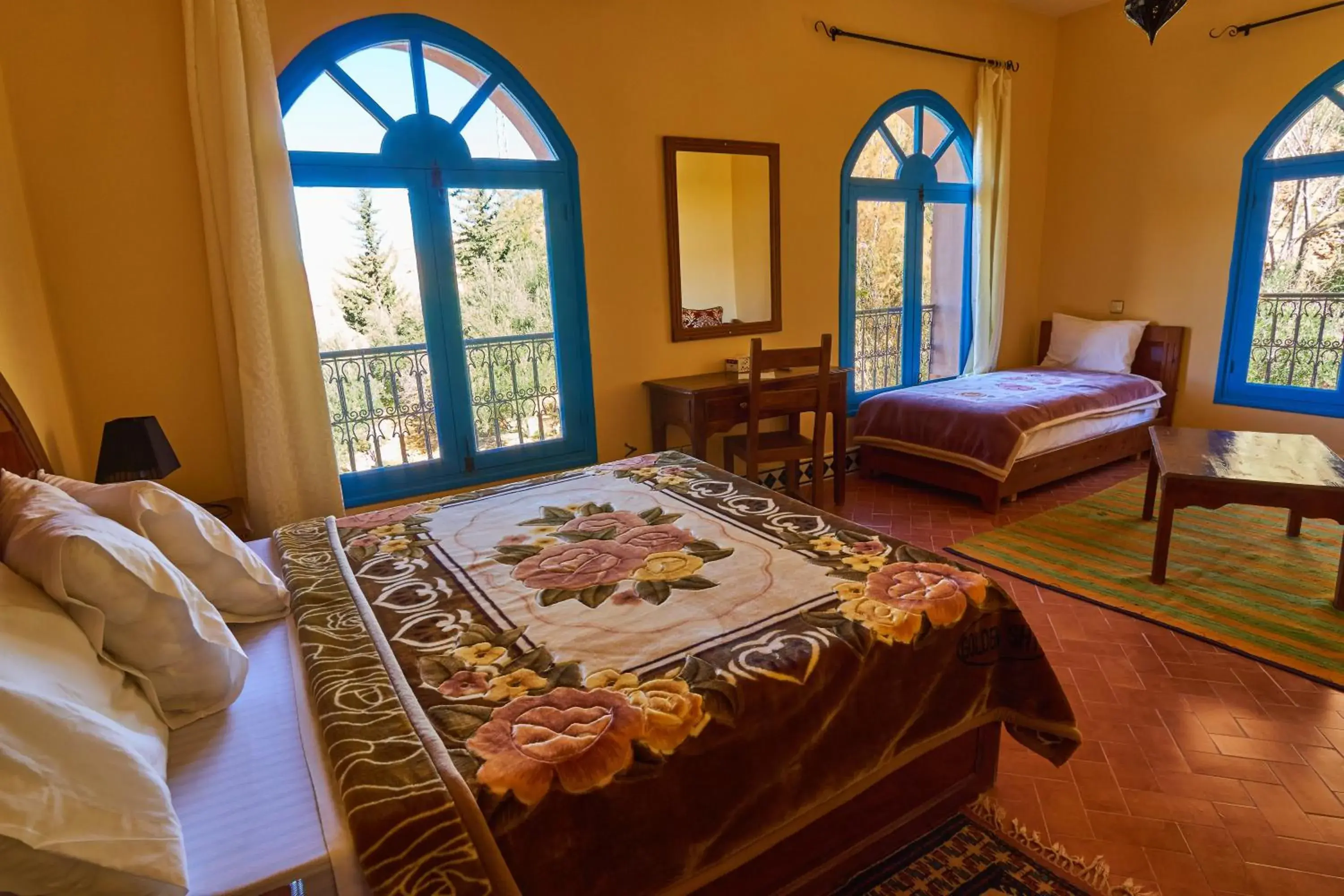 Twin Room with Private Bathroom in Maison D'hotes Sahara Twin Room with Private Bathroom in Maison D'hotes Sahara