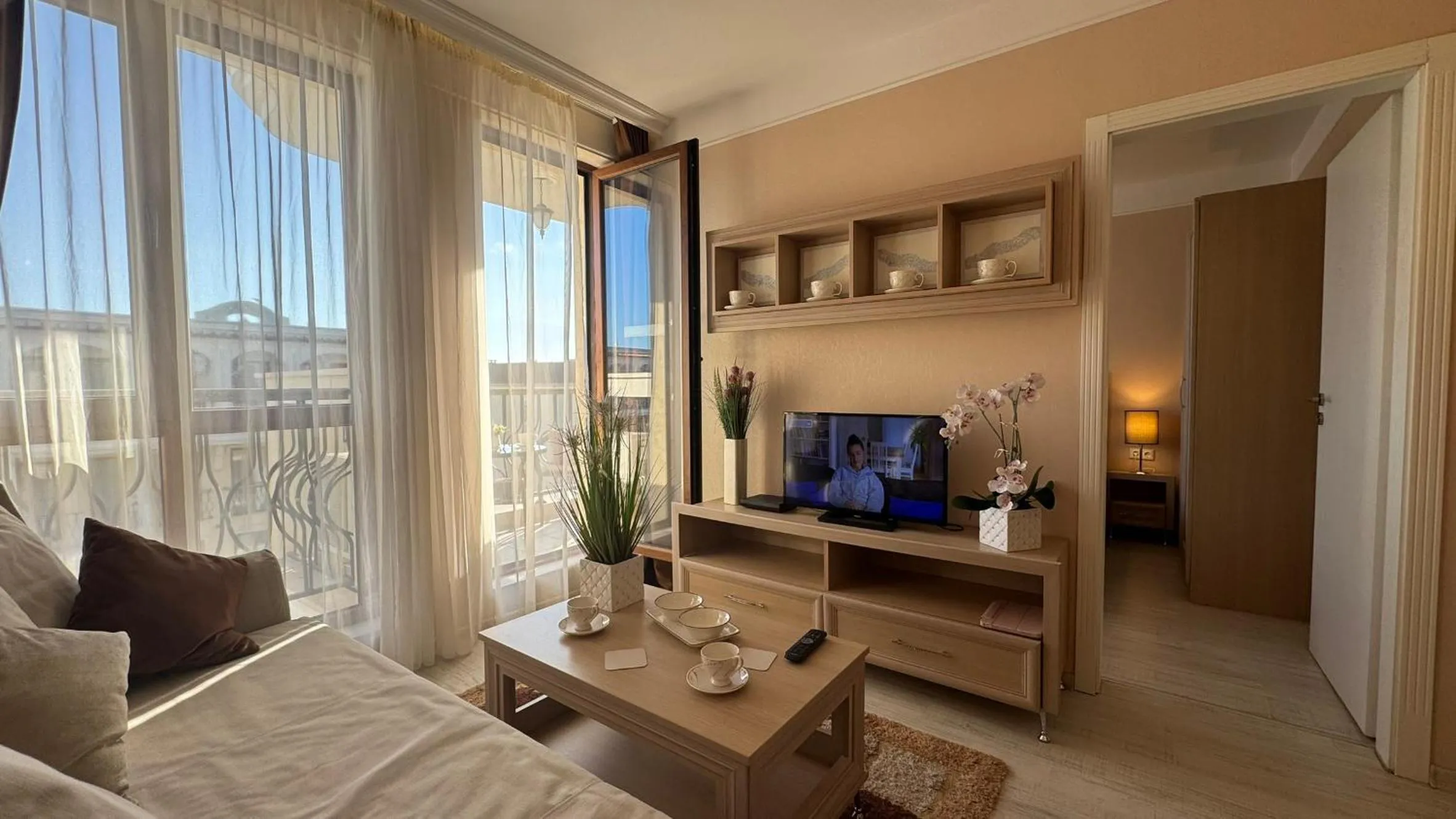 Living room in Bratanov Harmony Suites Dream Island Apartments