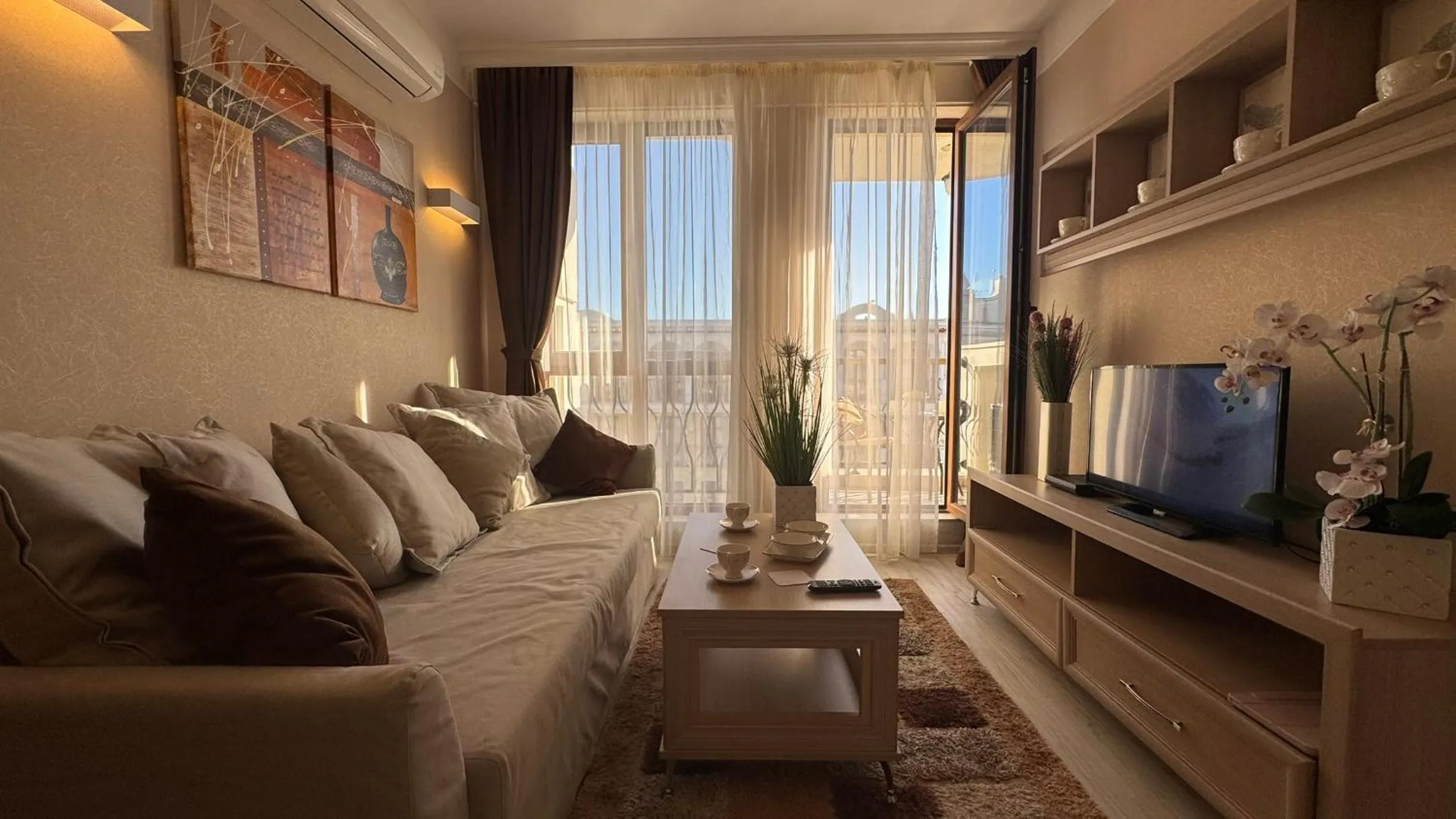 Living room in Bratanov Harmony Suites Dream Island Apartments