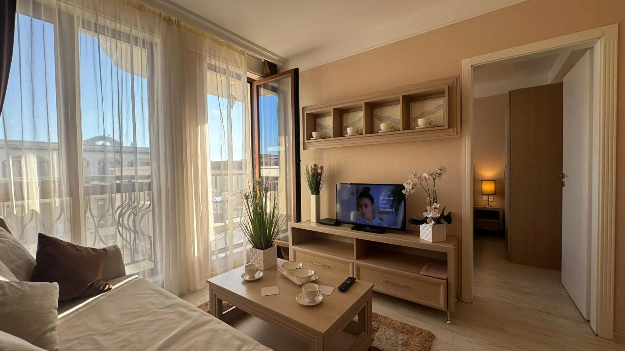 Living room in Bratanov Harmony Suites Dream Island Apartments