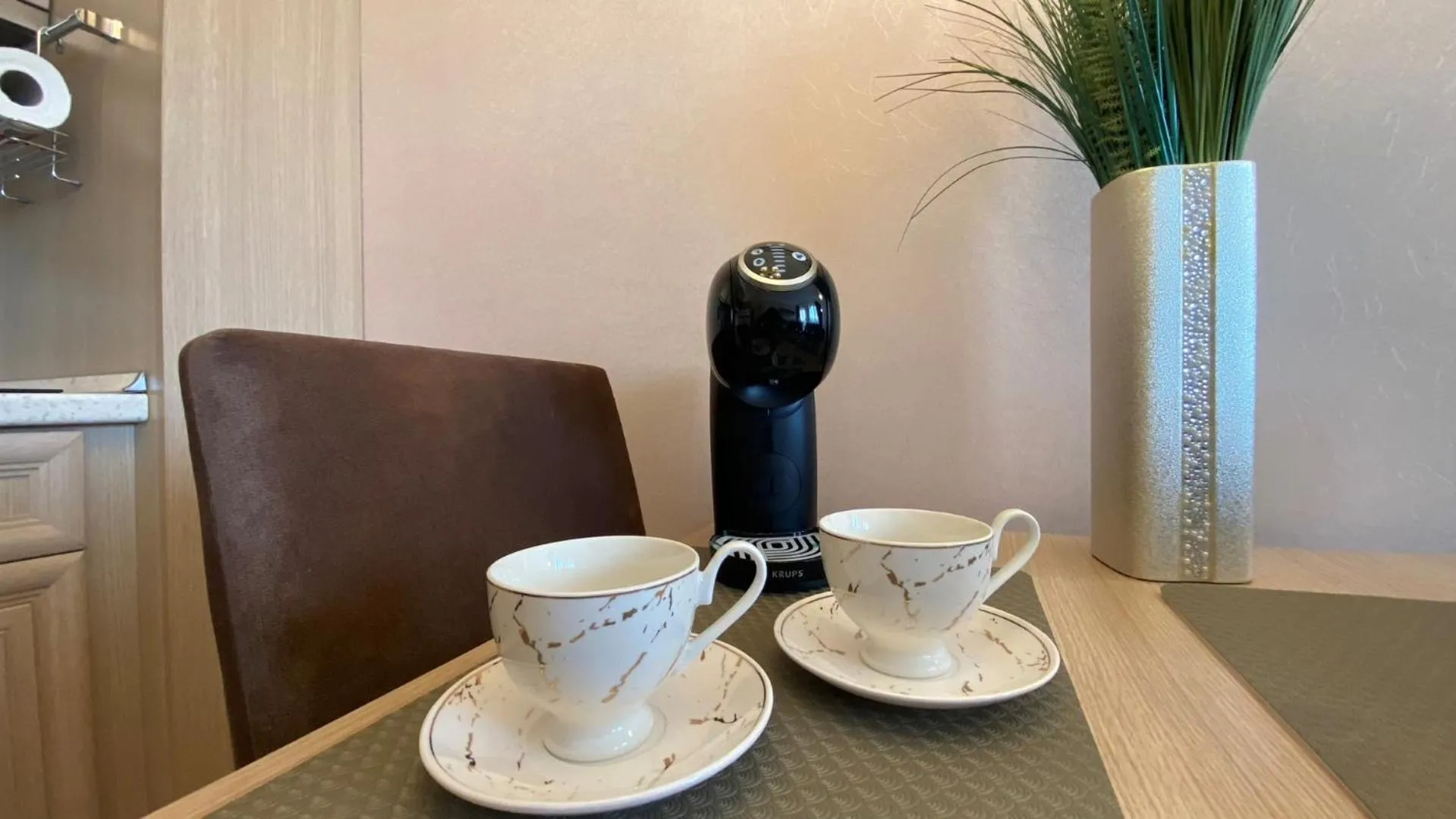 Coffee/tea facilities in Bratanov Harmony Suites Dream Island Apartments