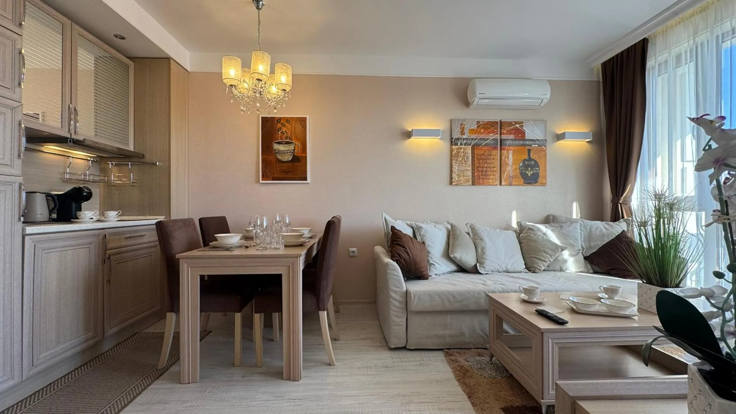 Living room in Bratanov Harmony Suites Dream Island Apartments
