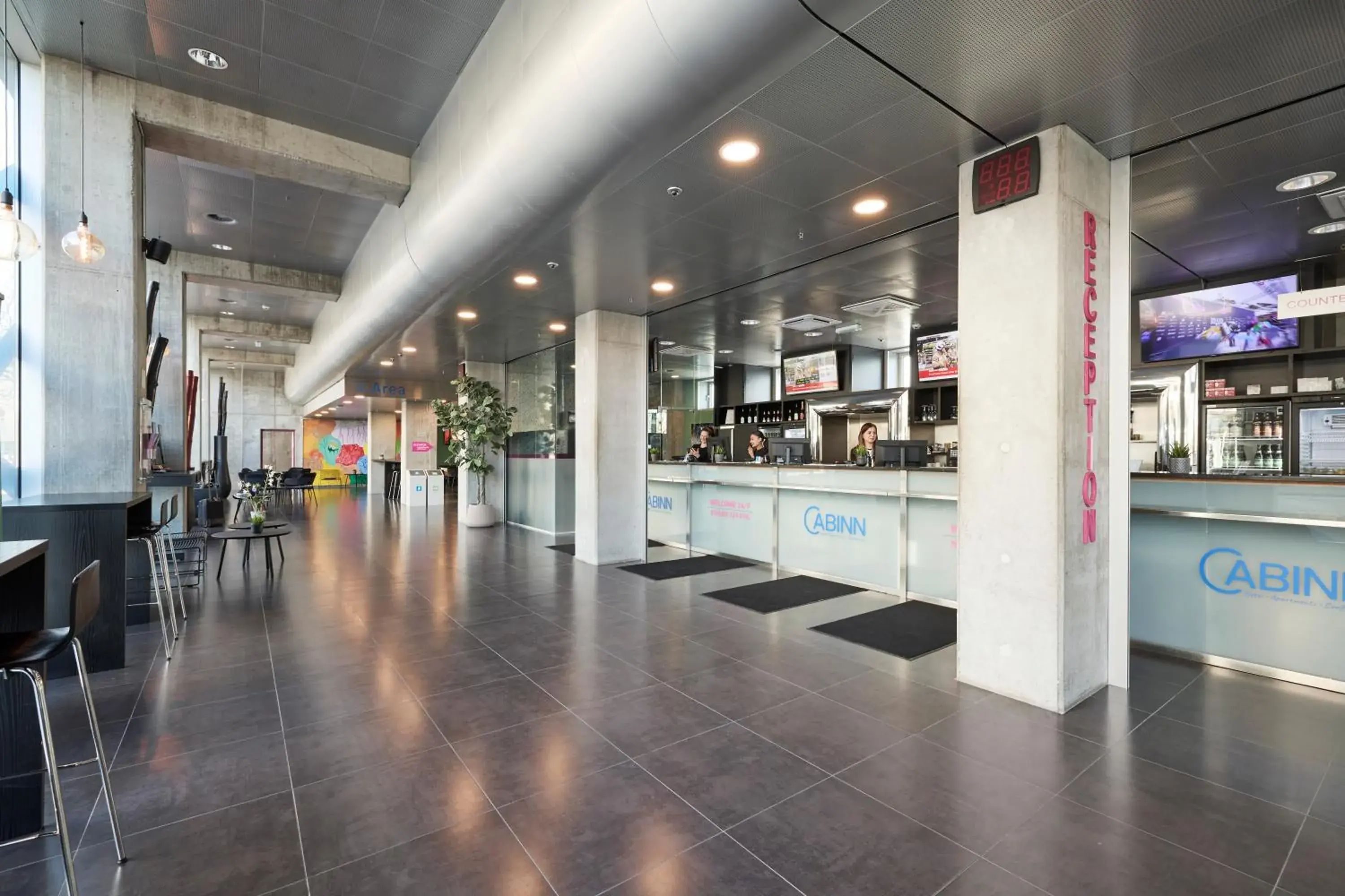 Lobby or reception in Cabinn Metro Lobby or reception in Cabinn Metro