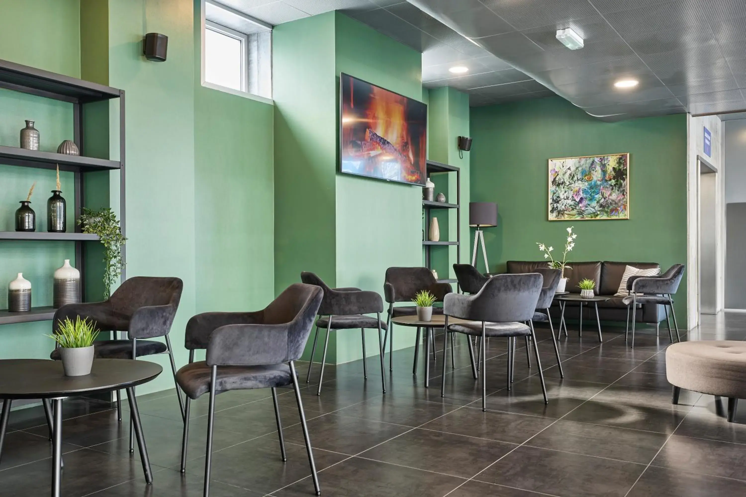 Lobby or reception in Cabinn Metro Lobby or reception in Cabinn Metro