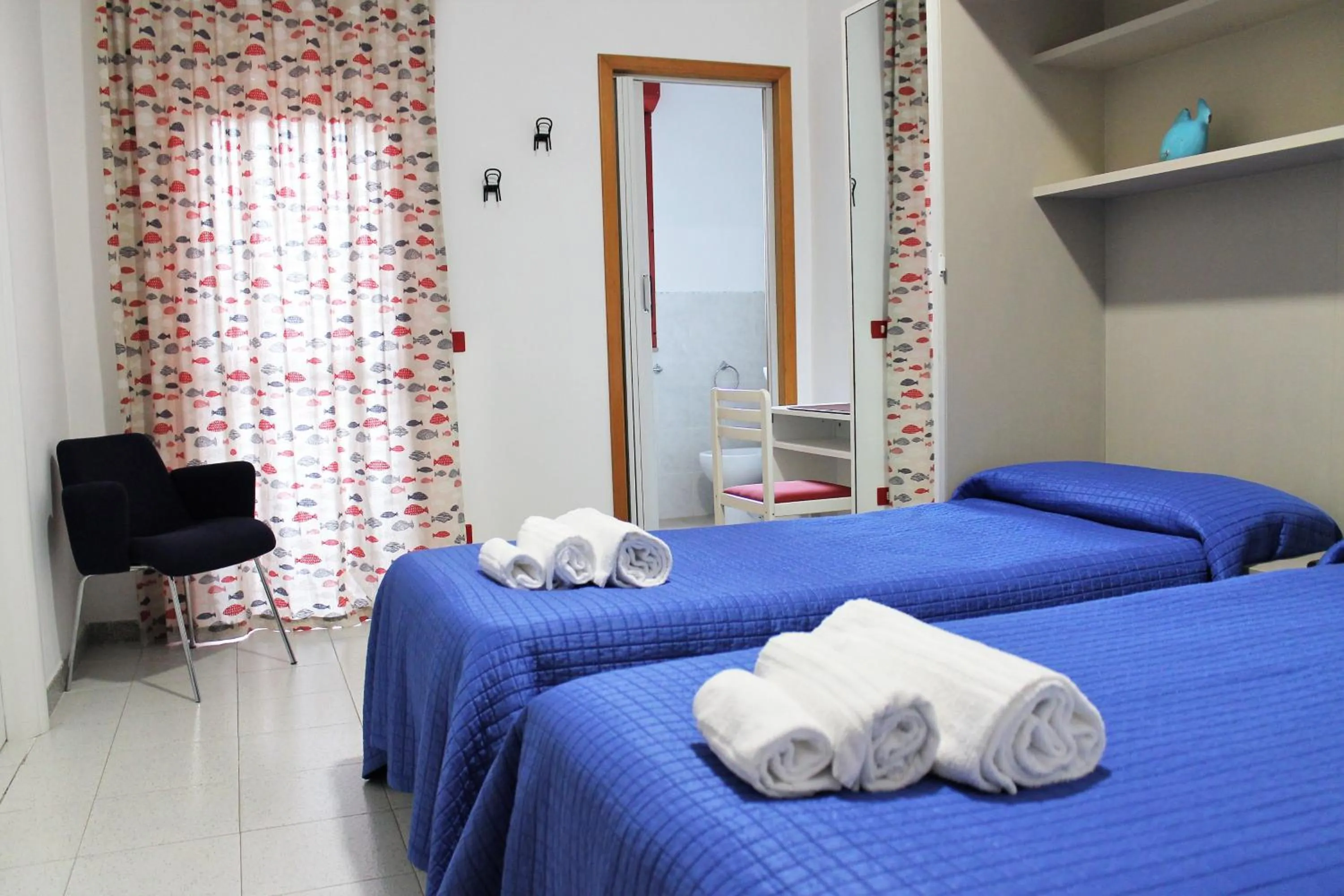 Bed in Hotel Villa Susy