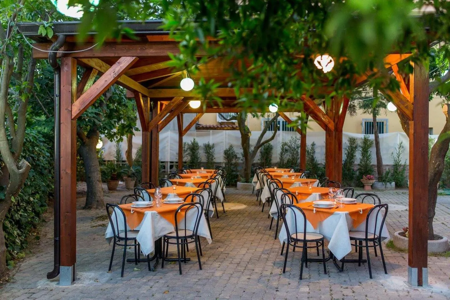 Patio in Hotel Villa Susy