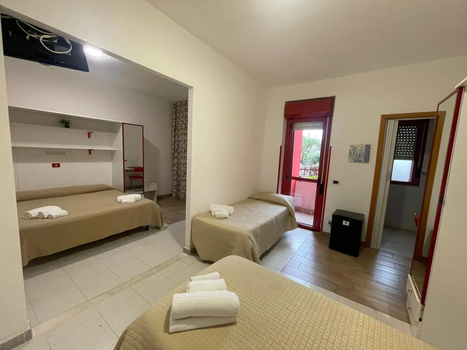 Bed in Hotel Villa Susy