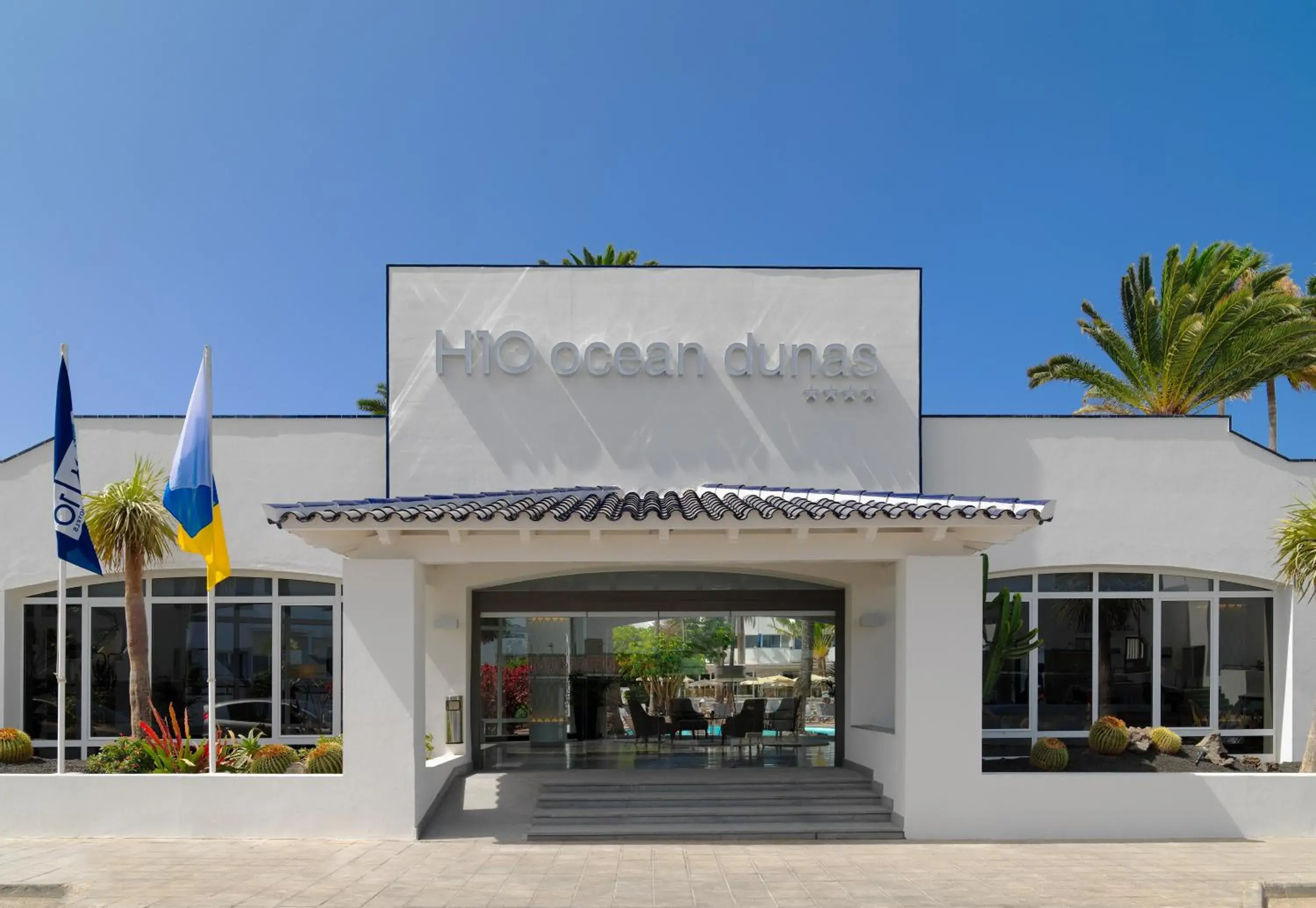 Facade/entrance in H10 Ocean Dunas - Adults Only Facade/entrance in H10 Ocean Dunas - Adults Only