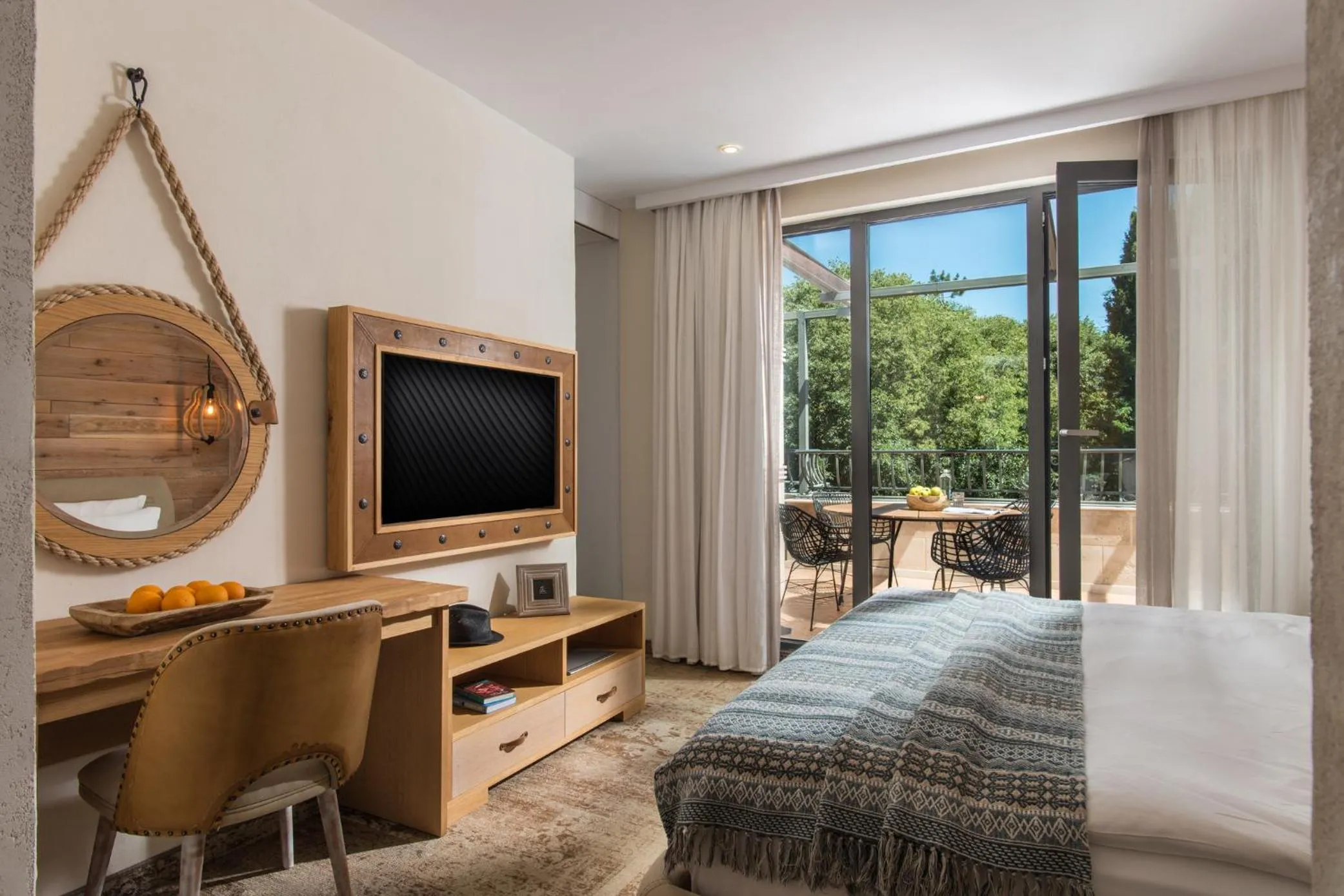 Bed in Blu Bay Hotel Sozopol