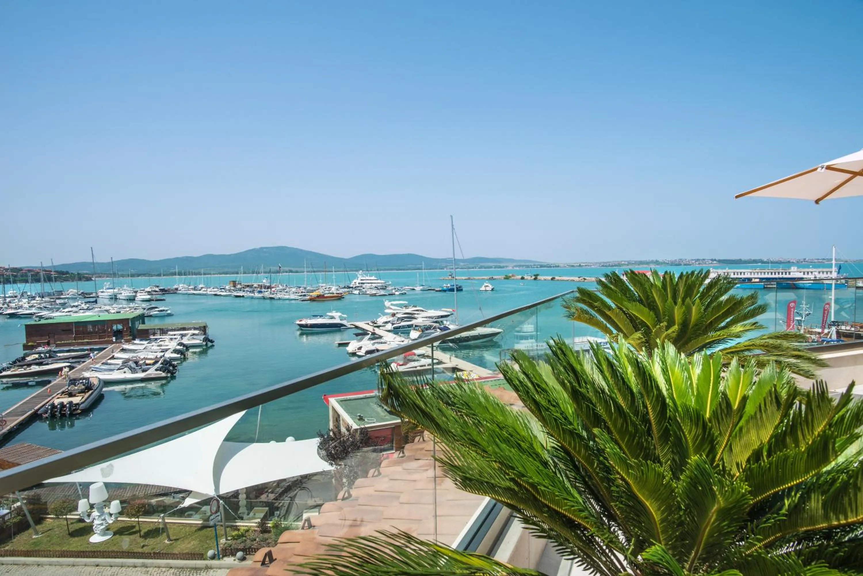 Swimming pool in Blu Bay Hotel Sozopol