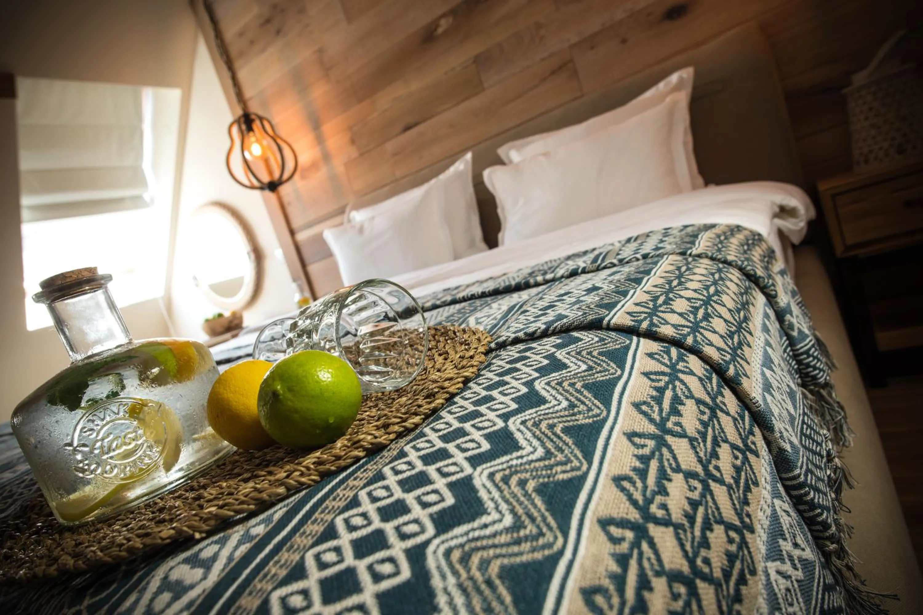 Bed in Blu Bay Hotel Sozopol