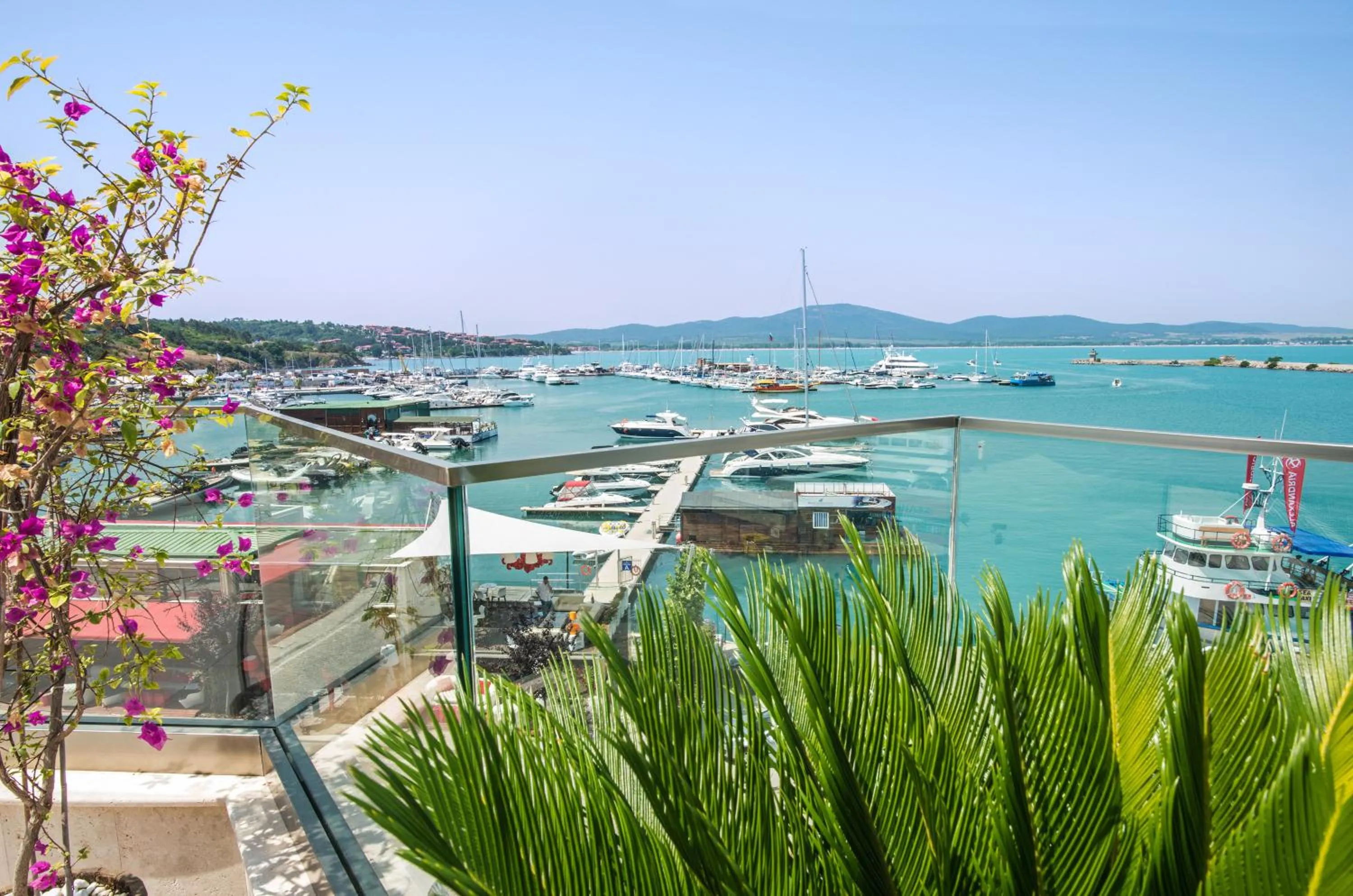 Swimming pool in Blu Bay Hotel Sozopol