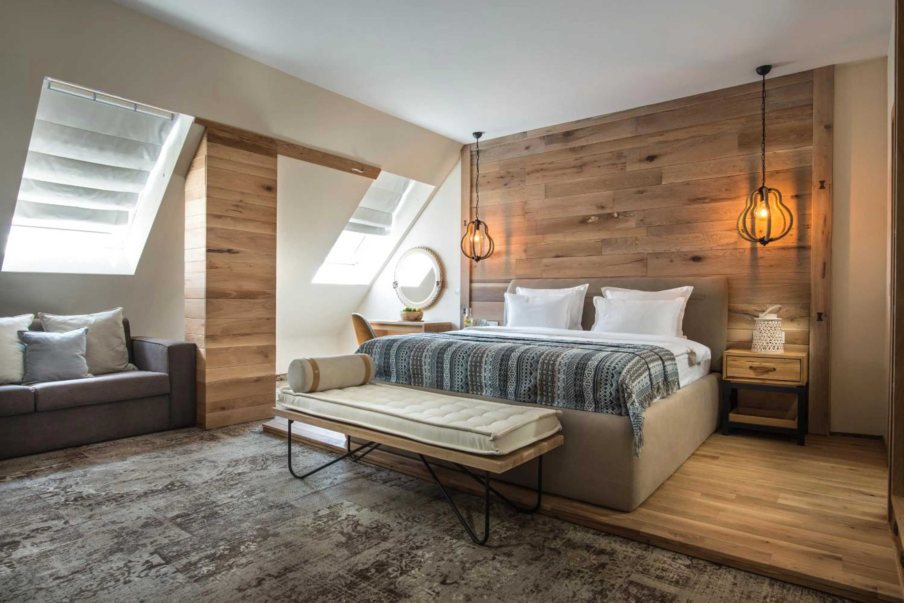 Bed in Blu Bay Hotel Sozopol