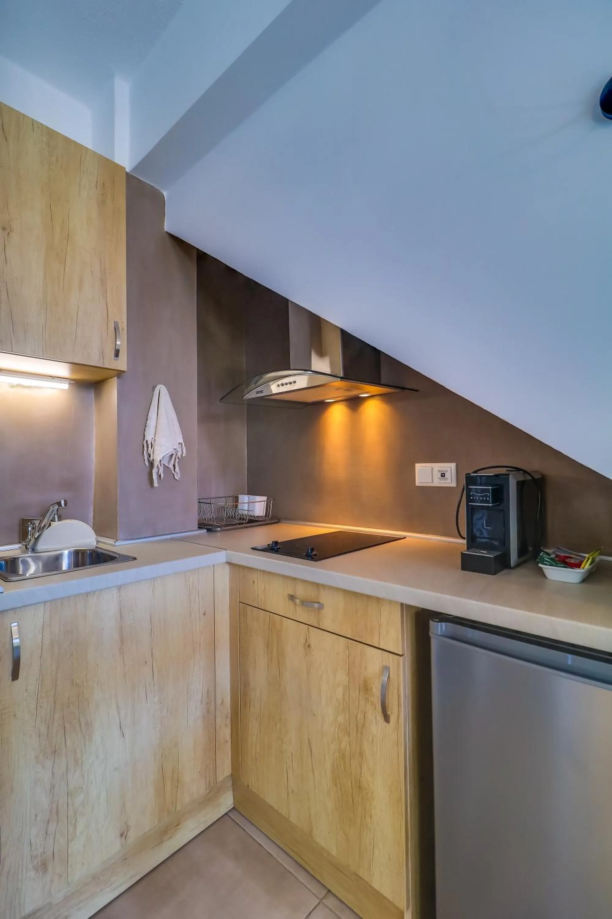 kitchen in Theros Villas & Suites