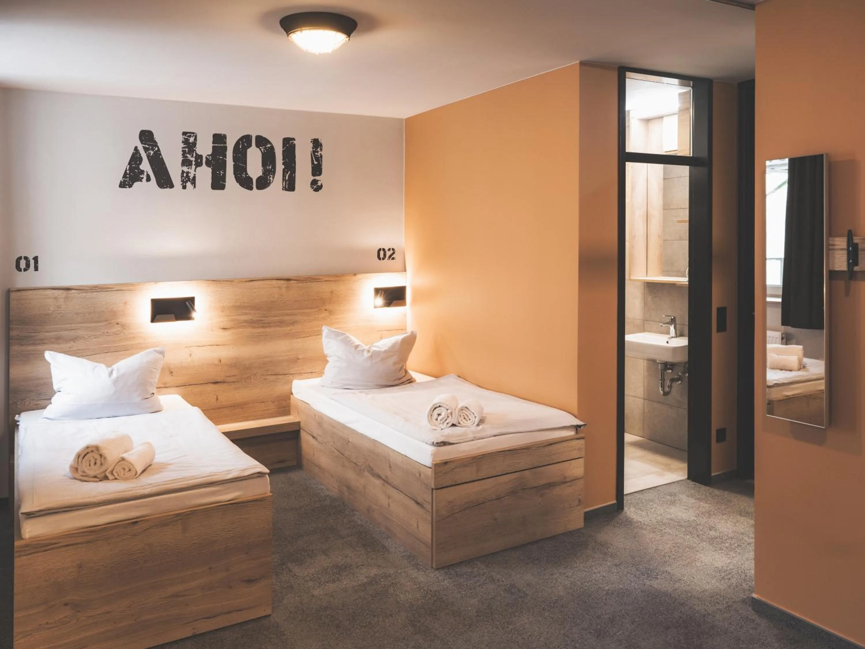 Bed in Jugendherberge Bremen
