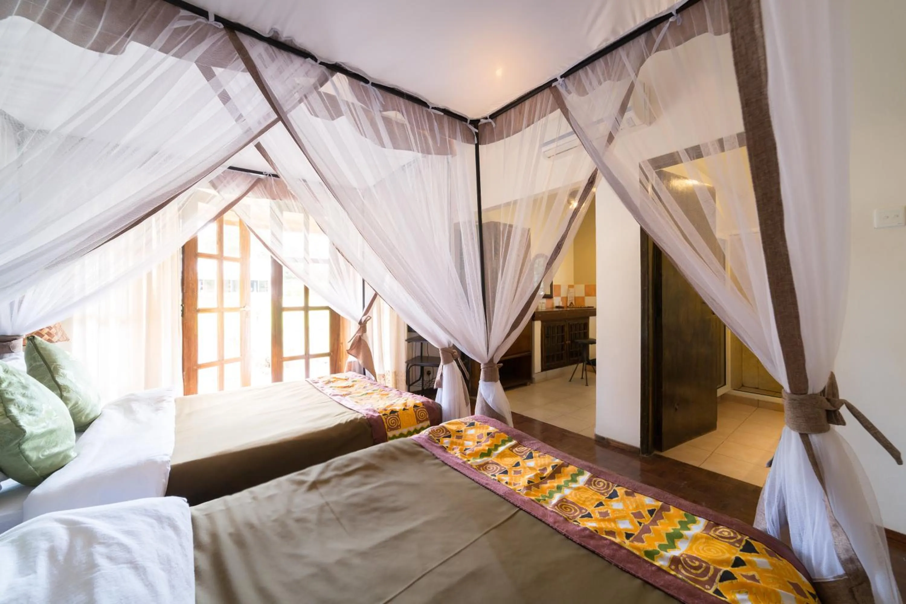 Bedroom, Bed in Ameg Lodge Kilimanjaro