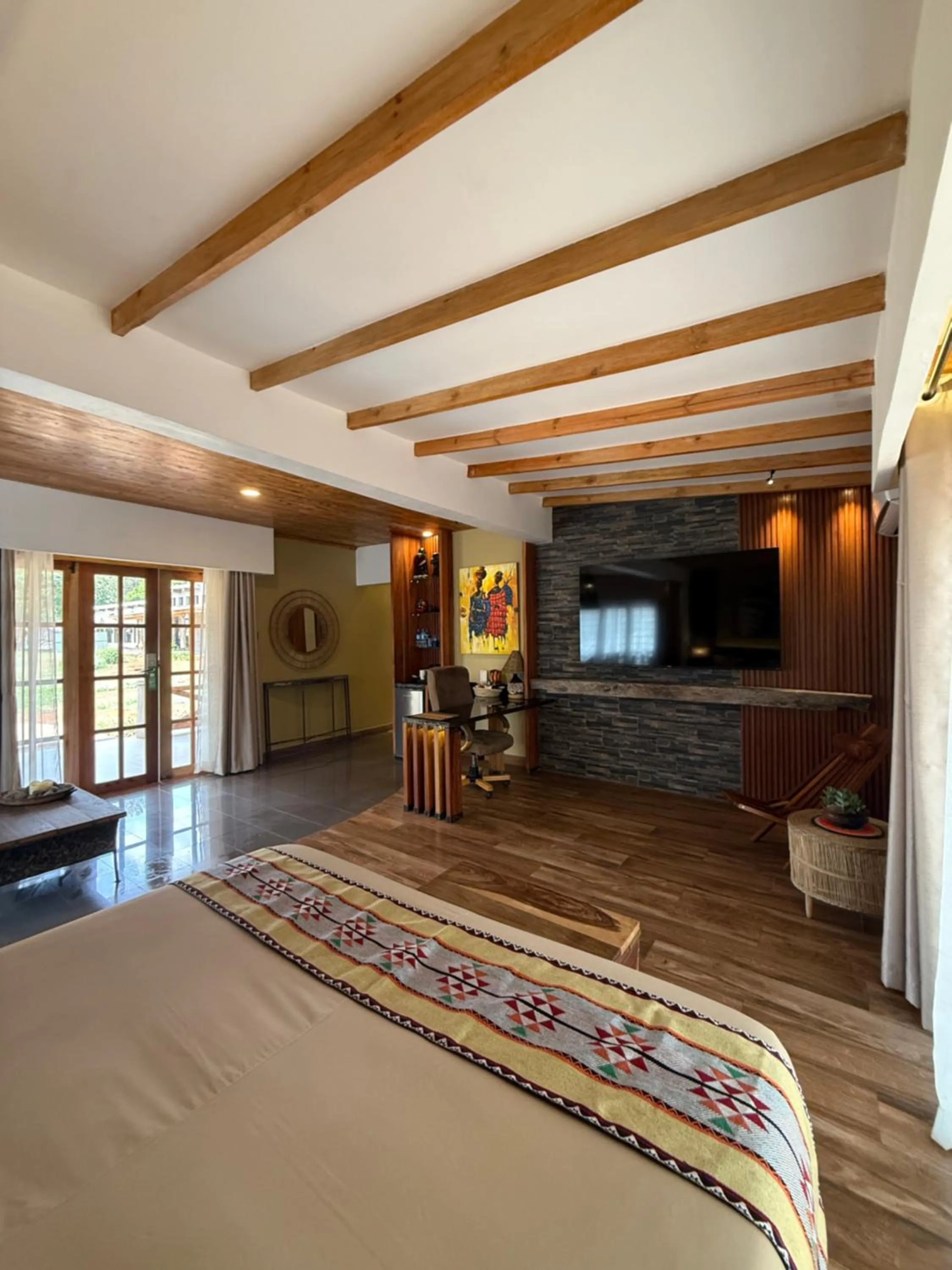 Bedroom, Bed in Ameg Lodge Kilimanjaro